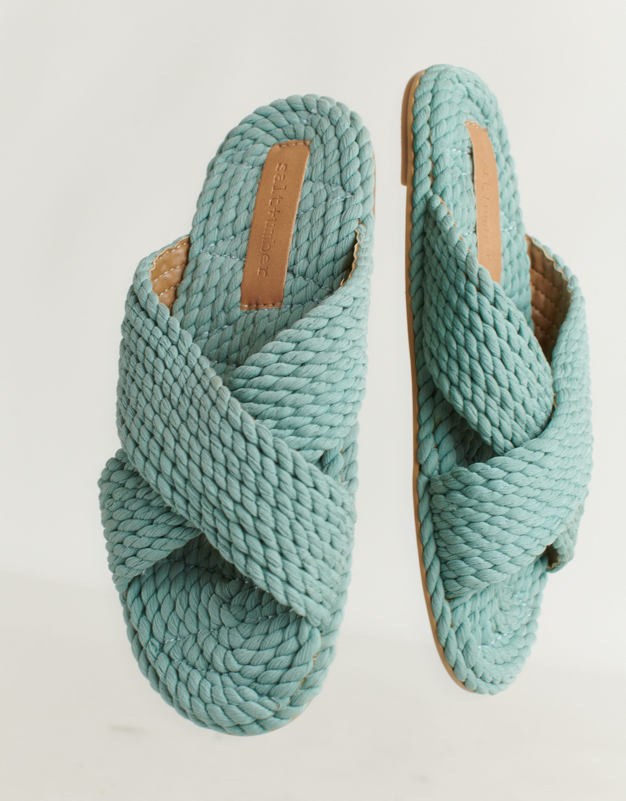 נעלי נשים - Salt+Umber - כפכפים SARAYA - תכלת2