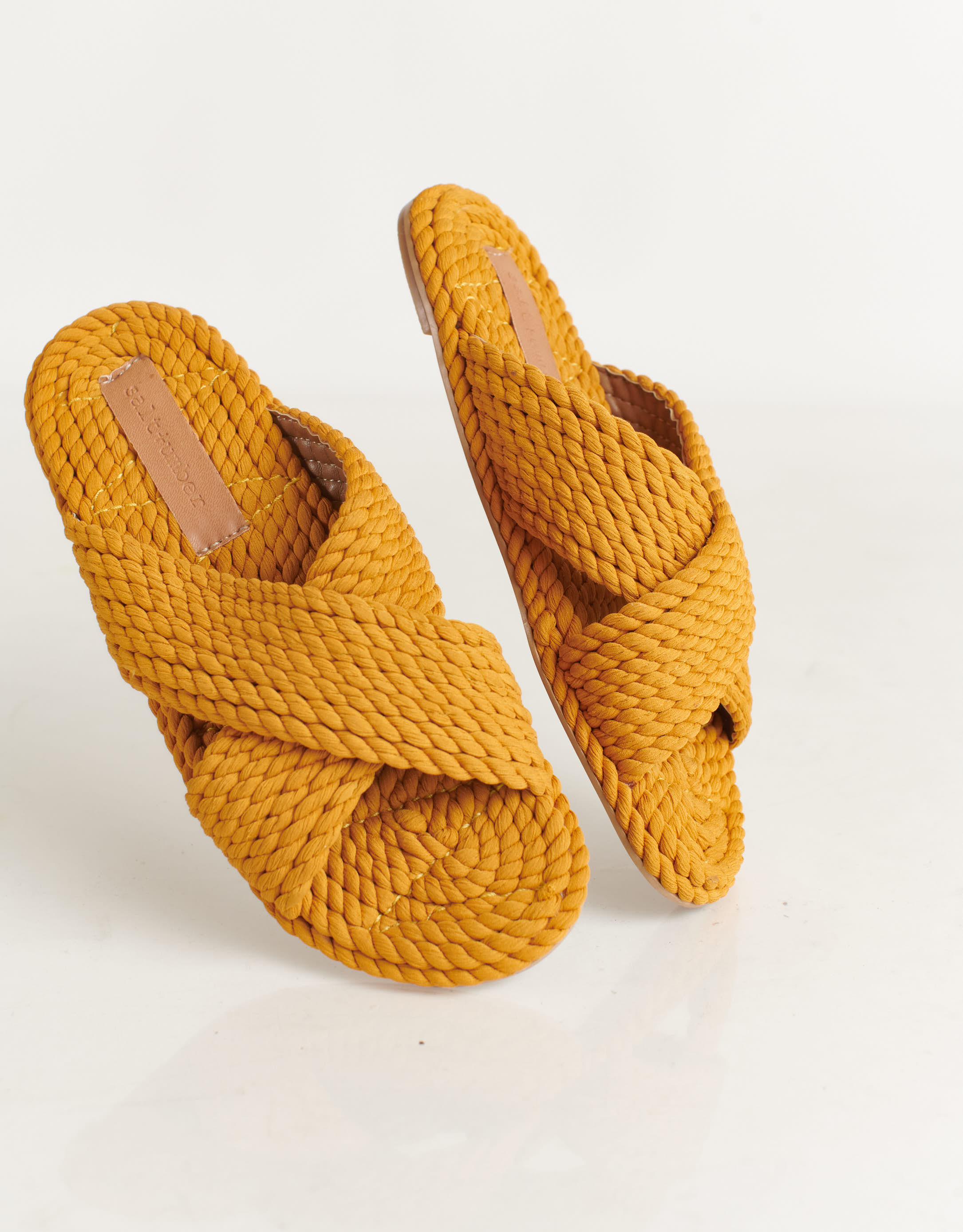 נעלי נשים - Salt+Umber - כפכפים SARAYA - חרדל4