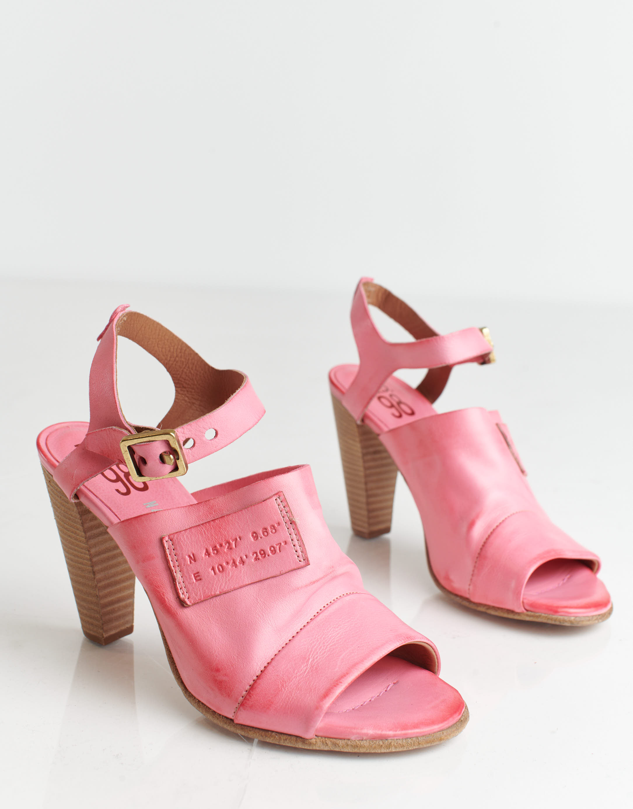 נעלי נשים - A.S. 98 - סנדלי עקב CIKITA - ורוד