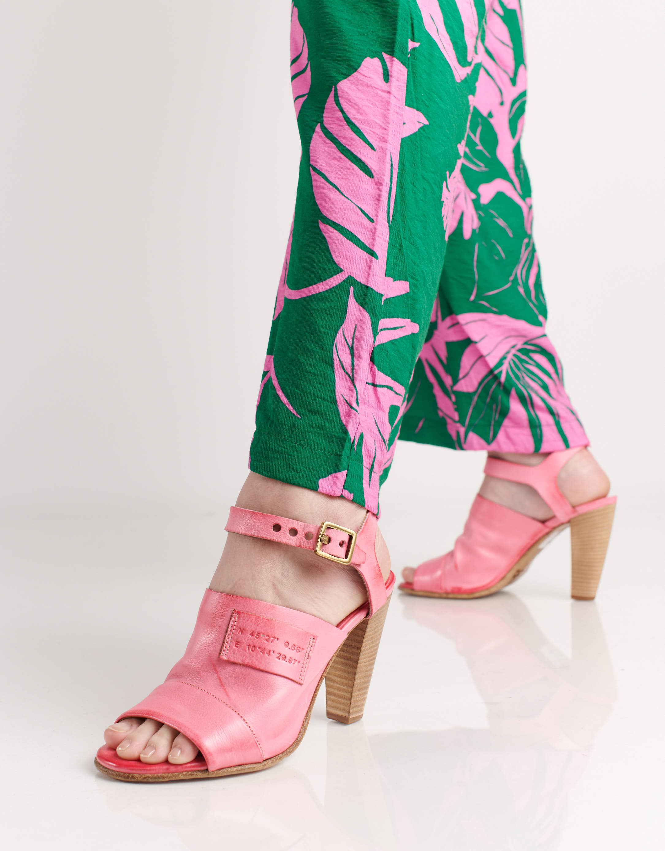 נעלי נשים - A.S. 98 - סנדלי עקב CIKITA - ורוד4