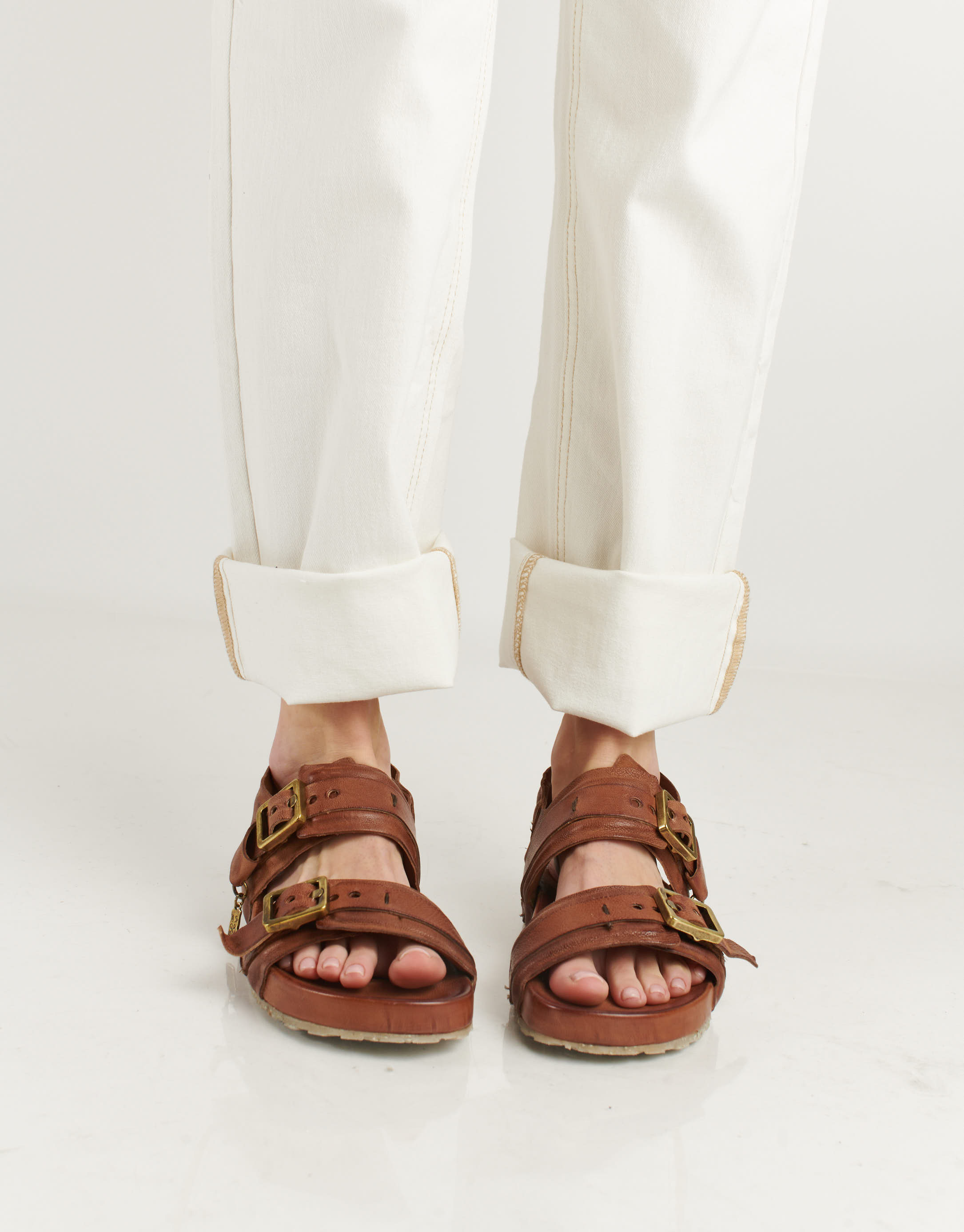 נעלי נשים - A.S. 98 - סנדלים ELISIR - חום4