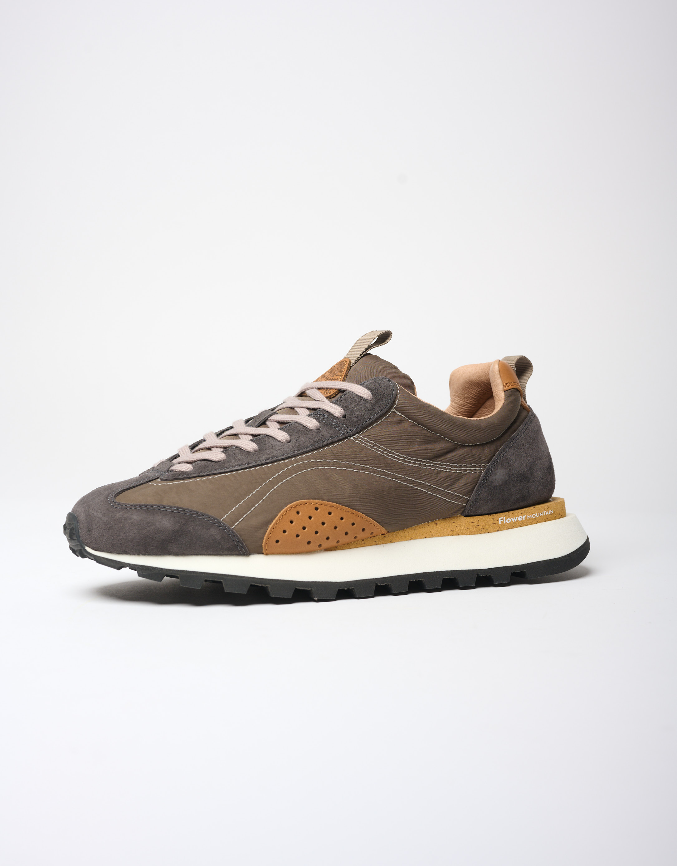 נעלי גברים - Flower Mountain - סניקרס ASUKA - חום2