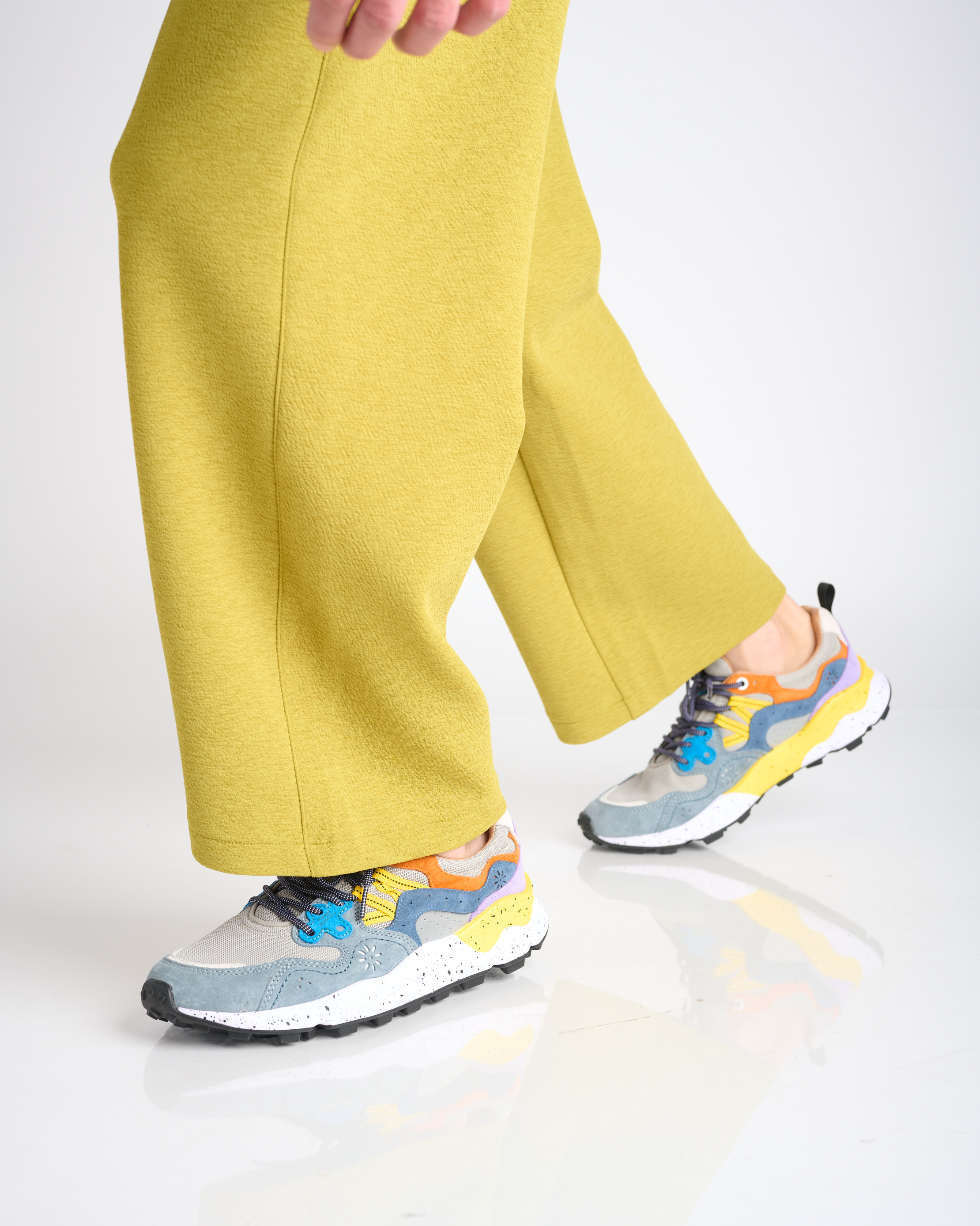 נעלי גברים - Flower Mountain - סניקרס YAMANO3 - אפור בהיר2