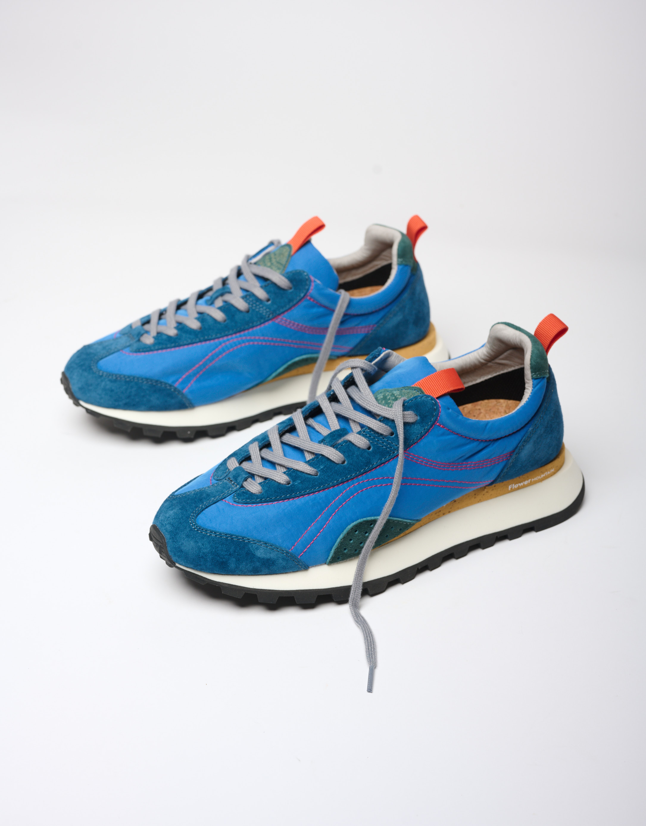 נעלי גברים - Flower Mountain - סניקרס ASUKA - כחול2