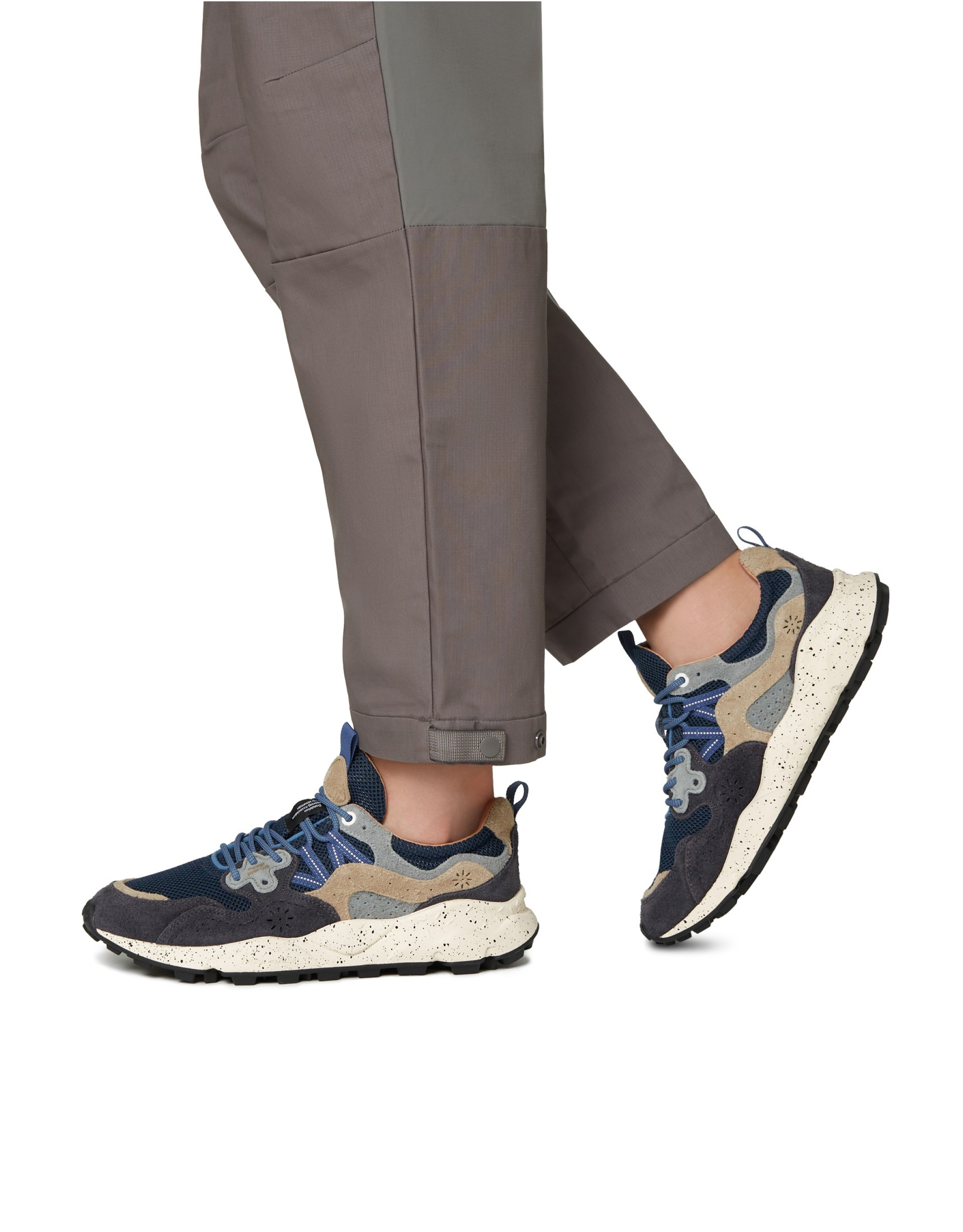 נעלי גברים - Flower Mountain - סניקרס YAMANO3 - כחול כהה2