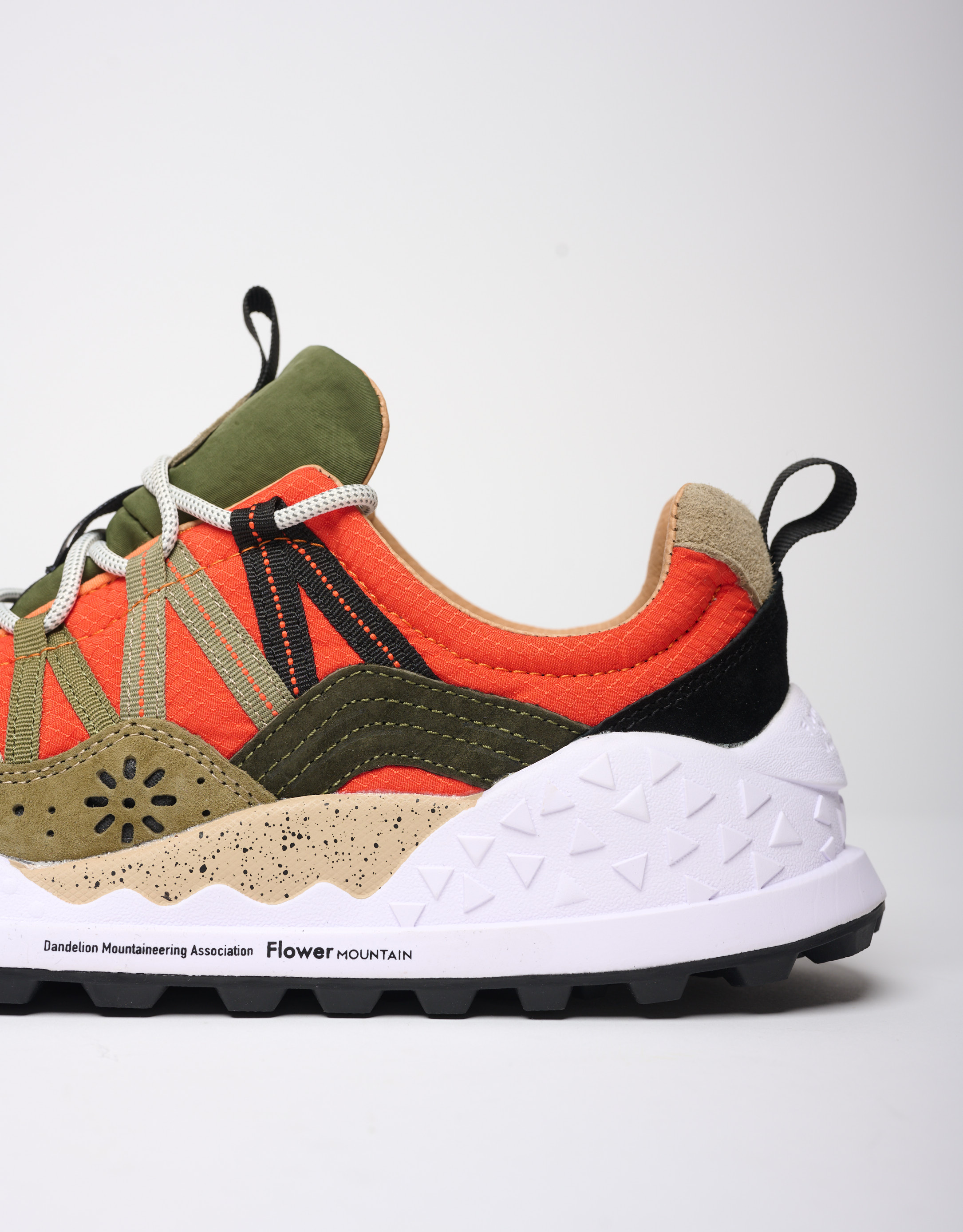 נעלי גברים - Flower Mountain - סניקרס WASHI - כתום2