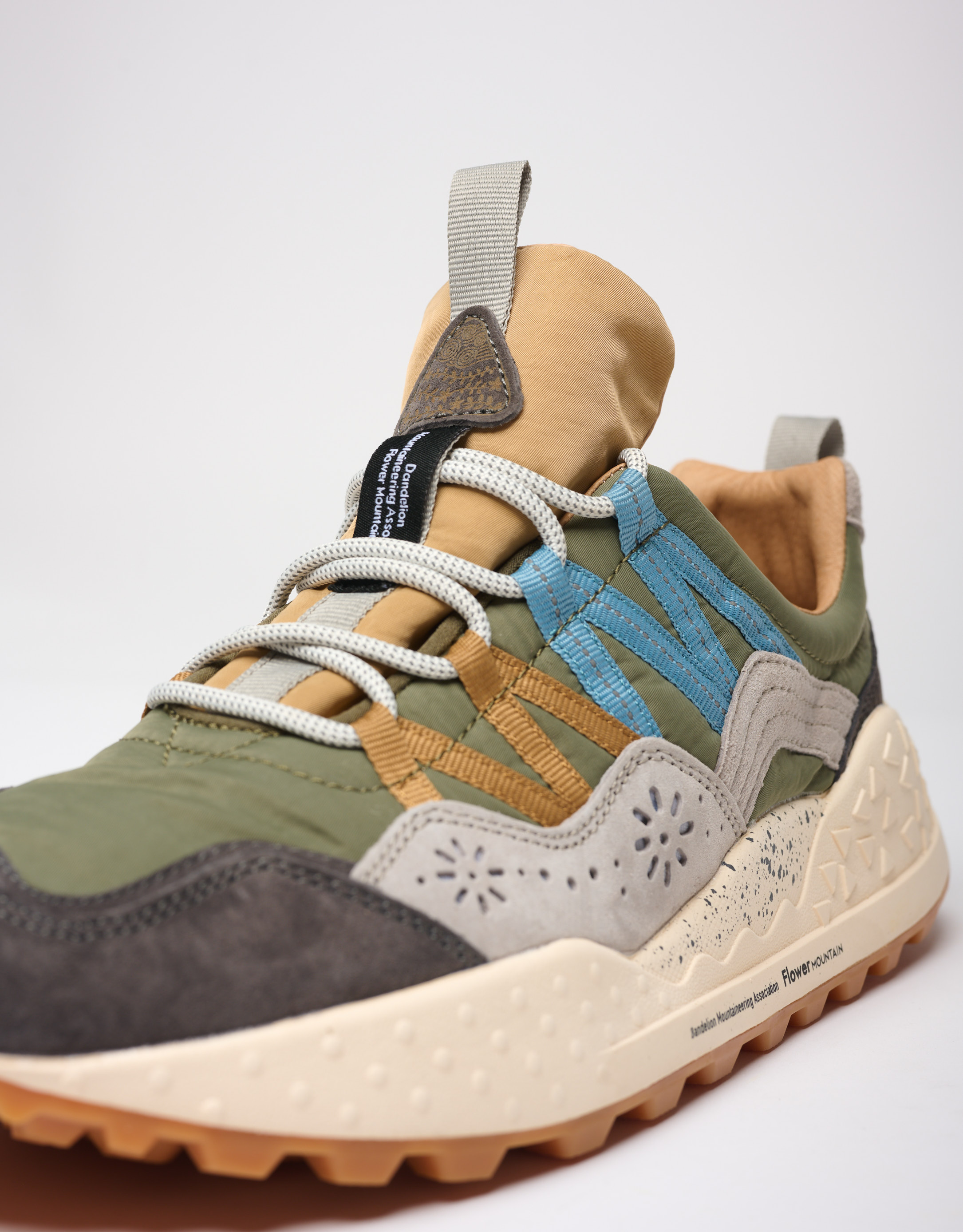 נעלי גברים - Flower Mountain - סניקרס WASHI - ירוק2