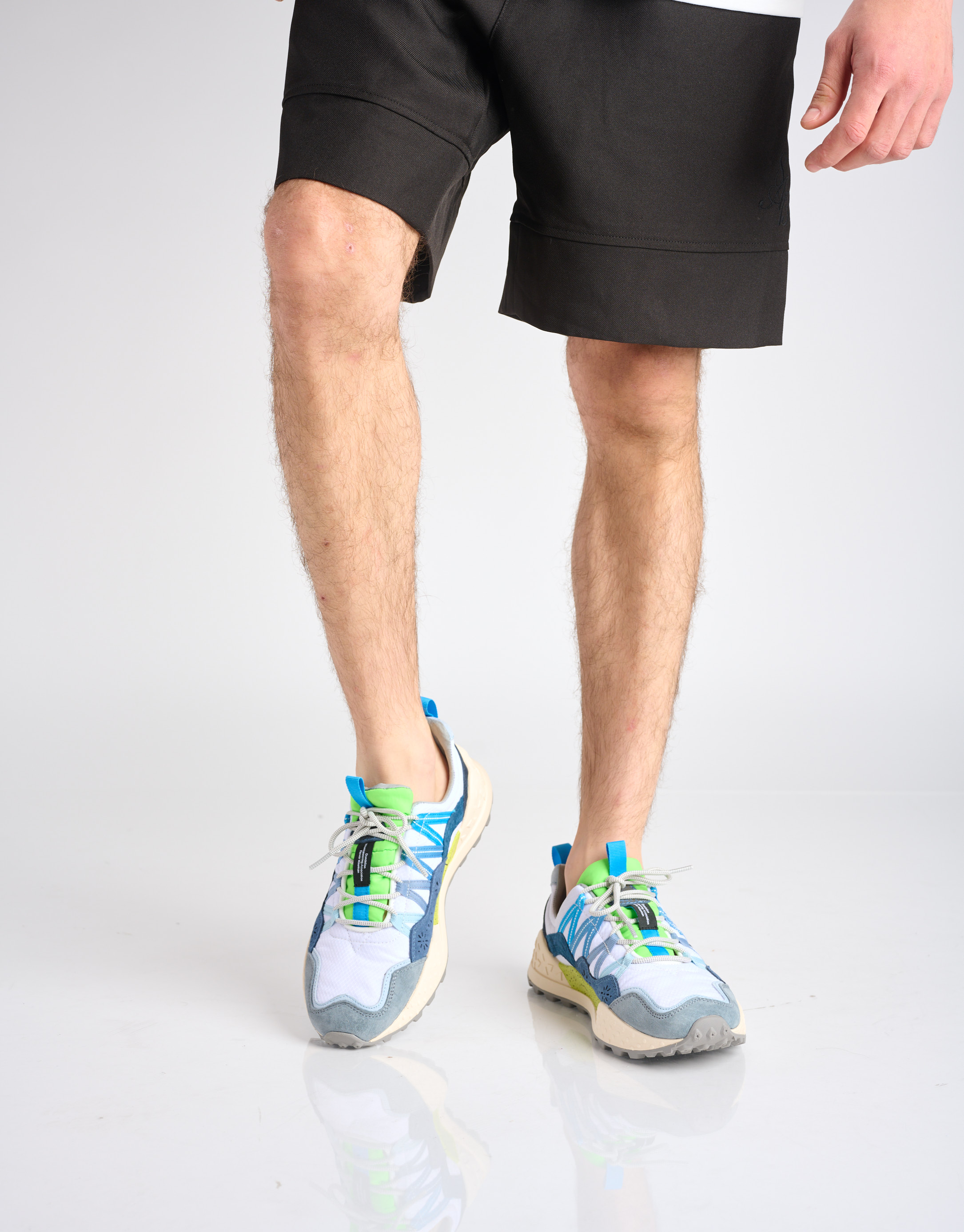 נעלי גברים - Flower Mountain - סניקרס WASHI - לבן3