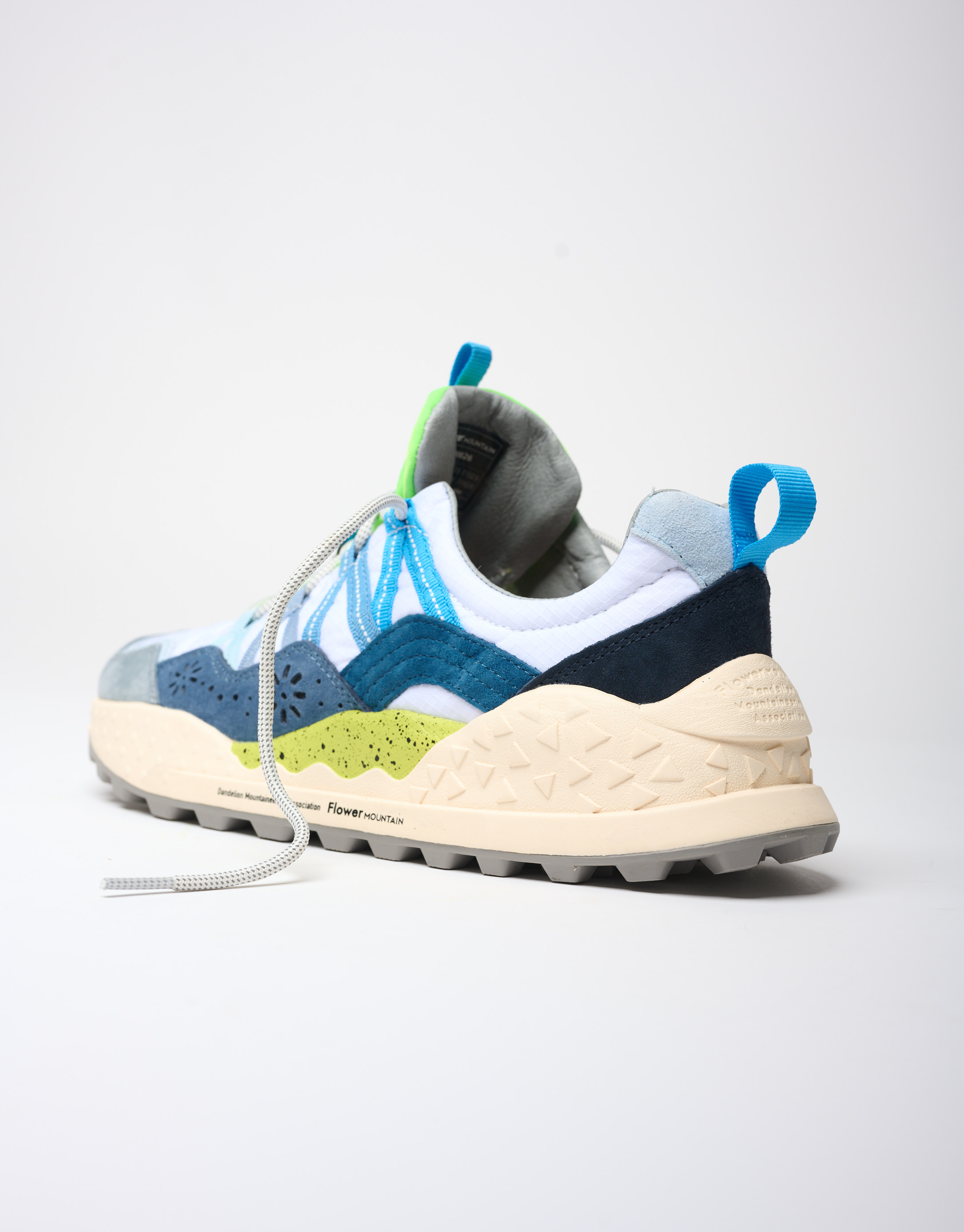 נעלי גברים - Flower Mountain - סניקרס WASHI - לבן4