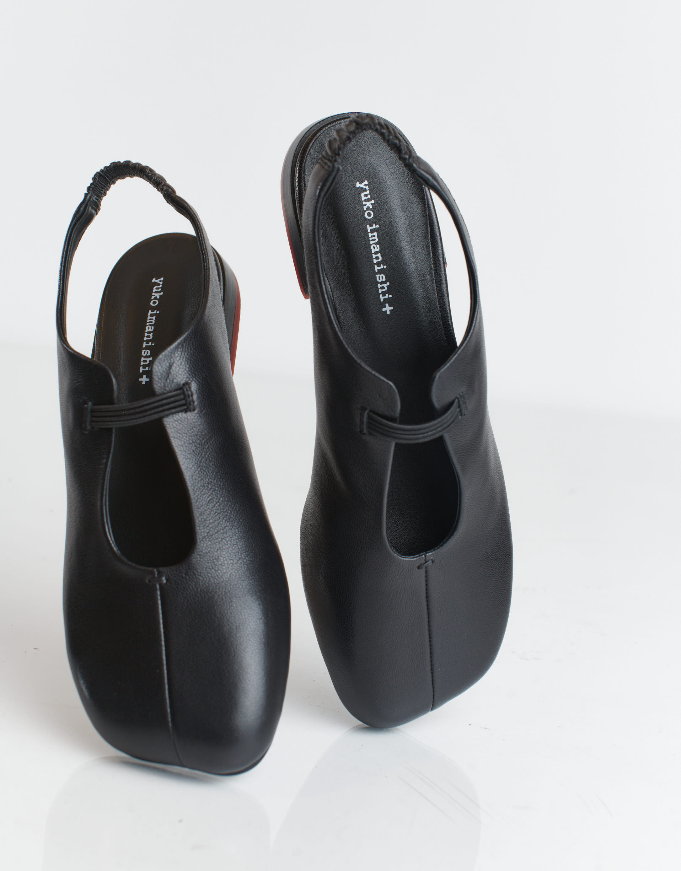 נעלי נשים - Yuko Imanishi - סנדלים מעור LIMI - שחור2