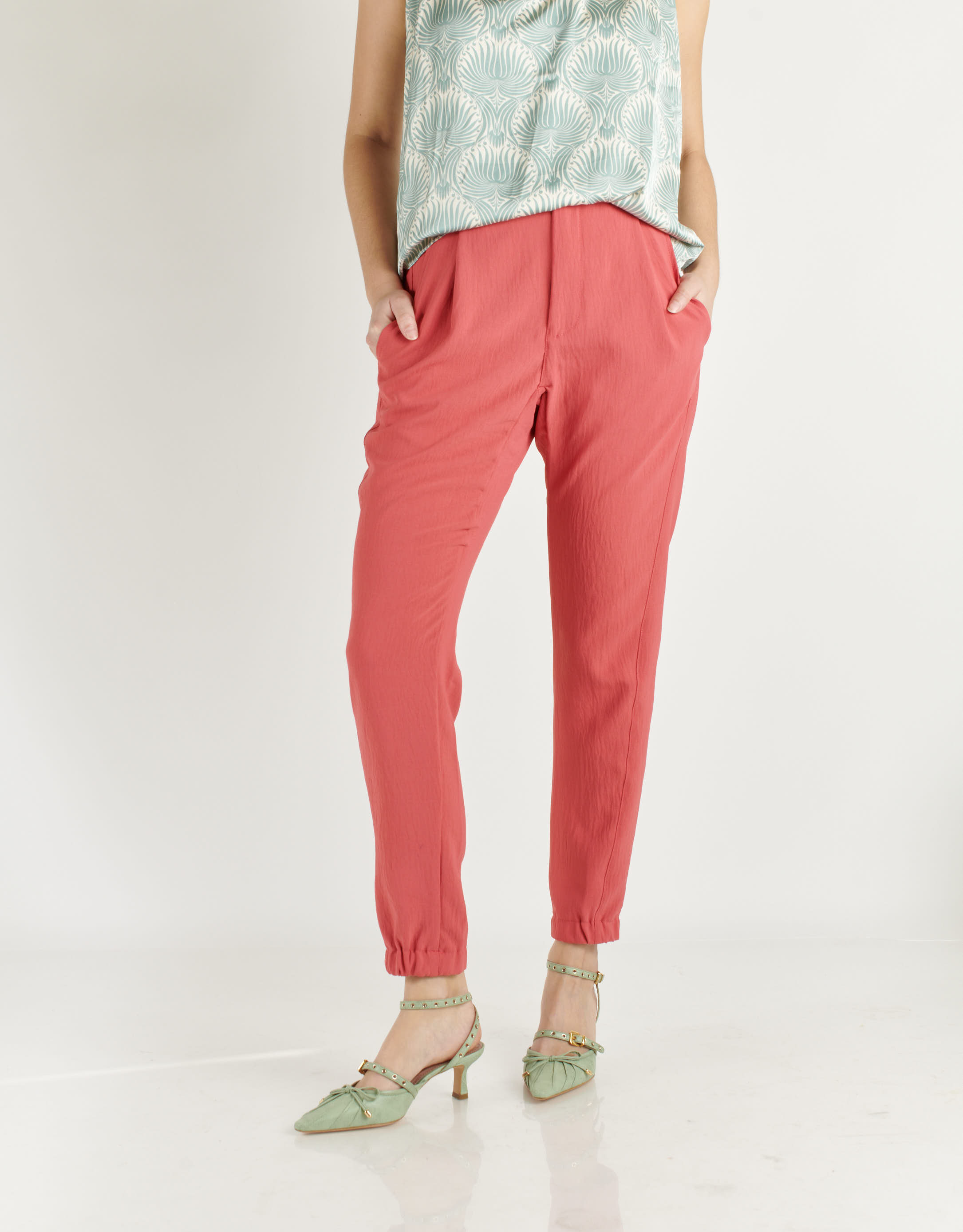 נעלי נשים - Vicenza - נעלי סירה עם קולר JAPAO - ירוק בהיר2