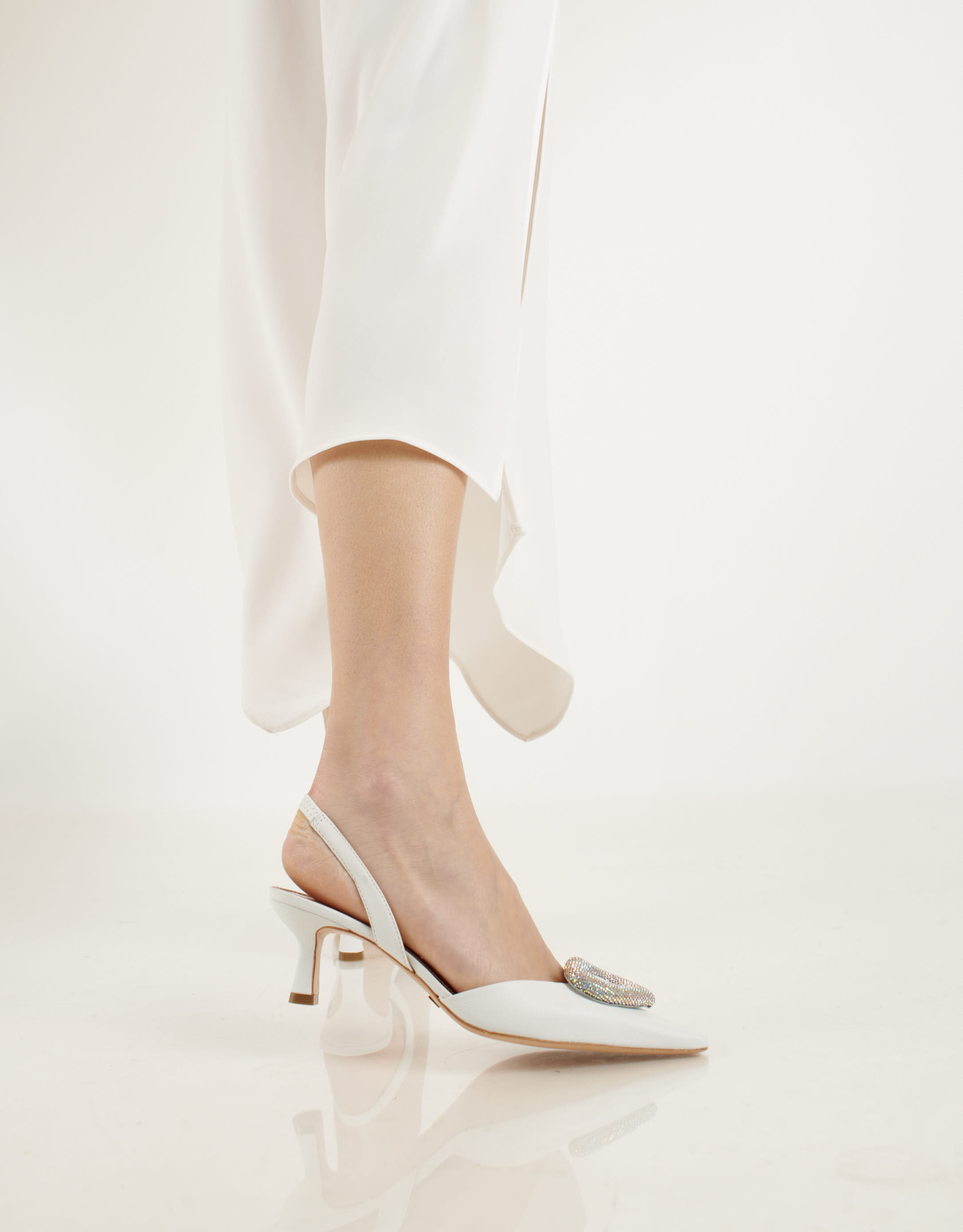 נעלי נשים - Vicenza - נעלי סירה שפיץ JAPAO - לבן2