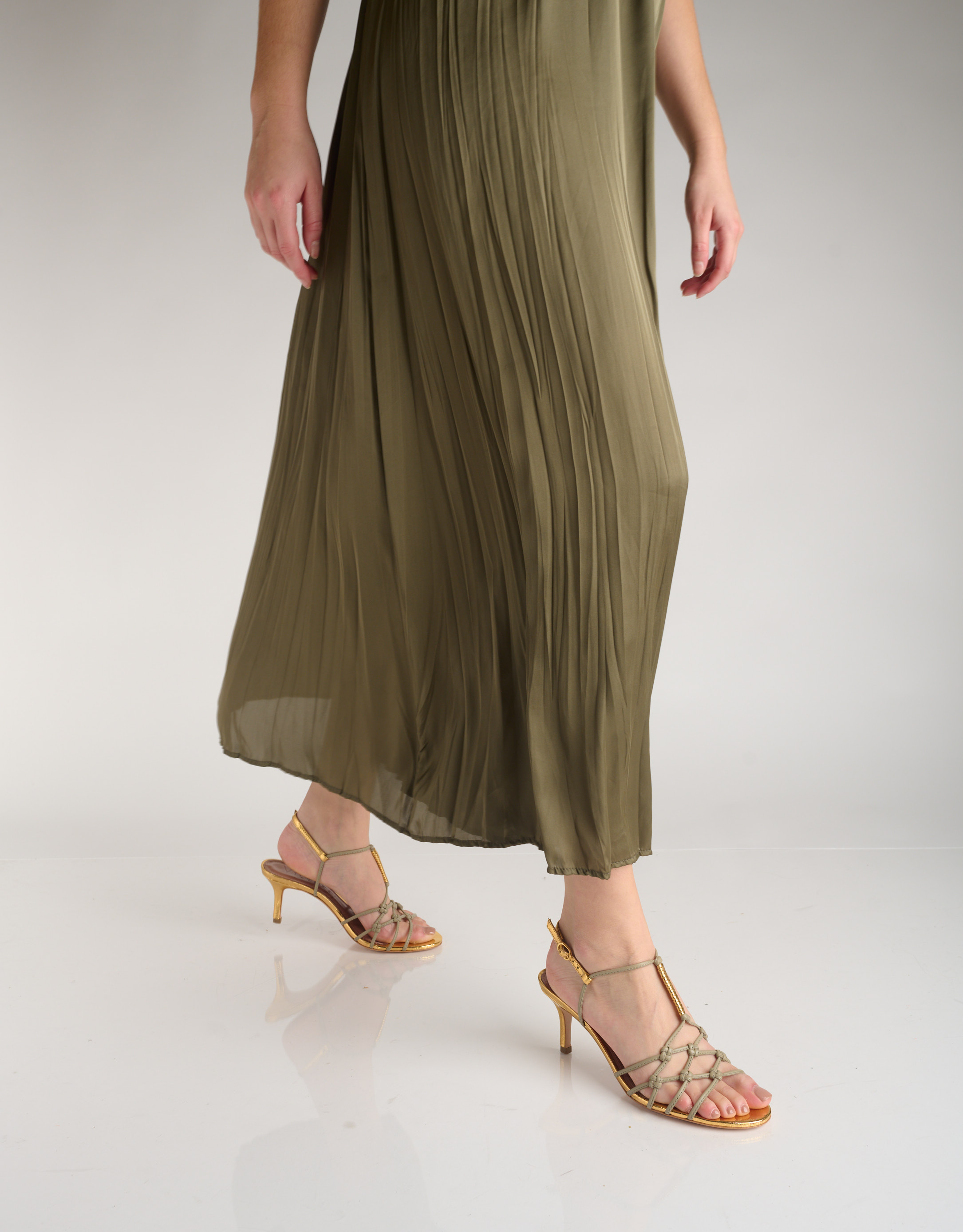 נעלי נשים - Vicenza - סנדלי עקב MANTUA - זהב2