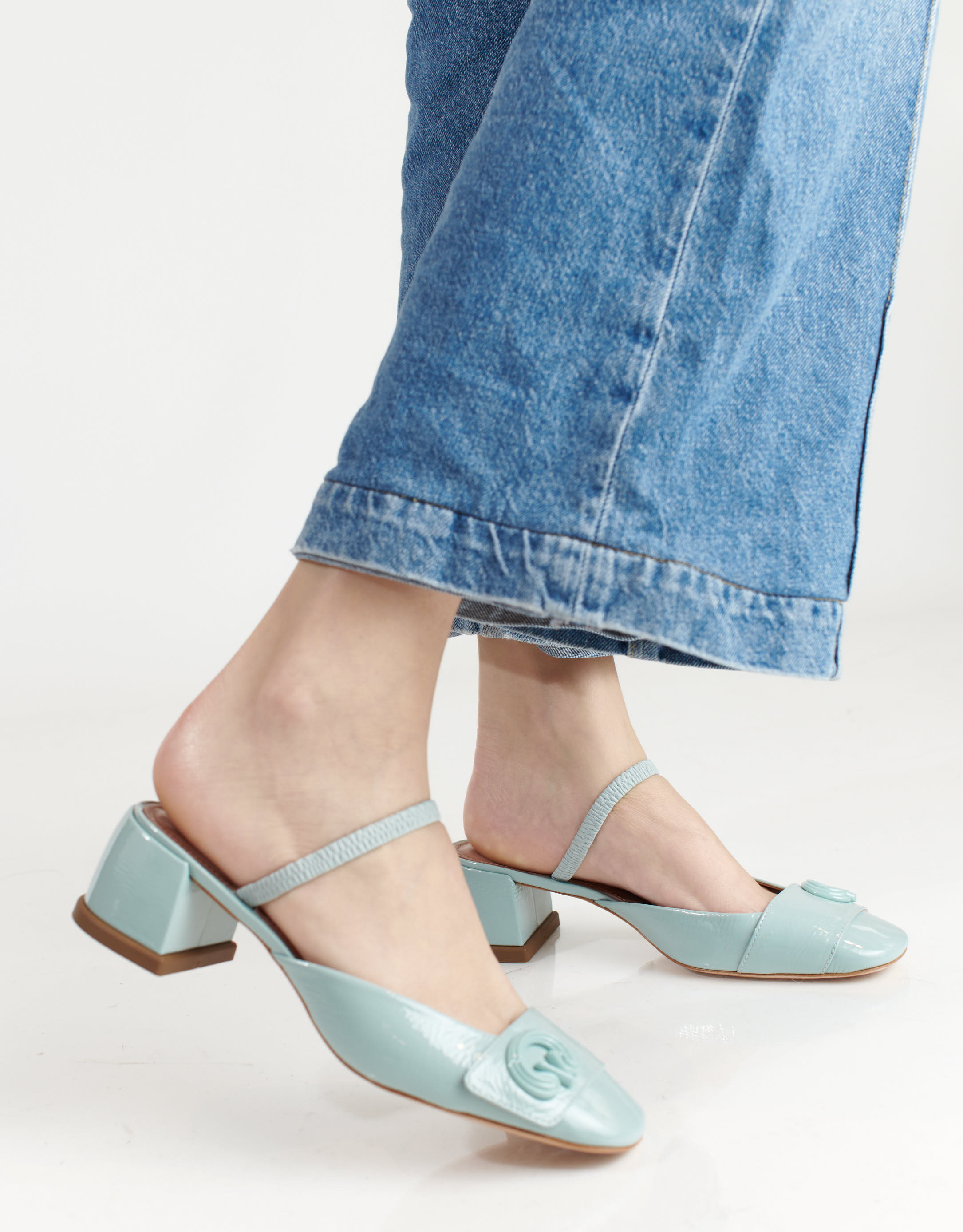 נעלי נשים - Vicenza - סנדלים CARIBE - תכלת4