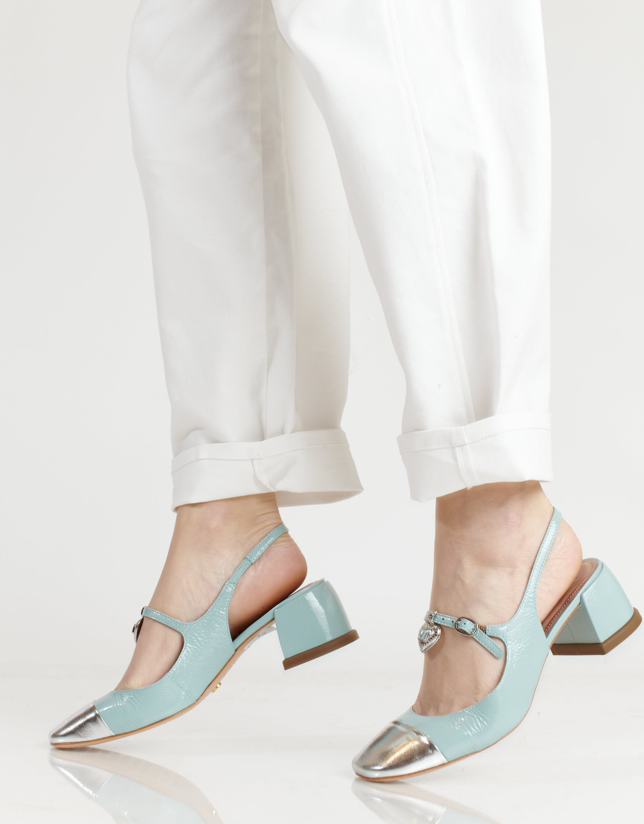 נעלי נשים - Vicenza - נעלי בובה CARIBE - תכלת