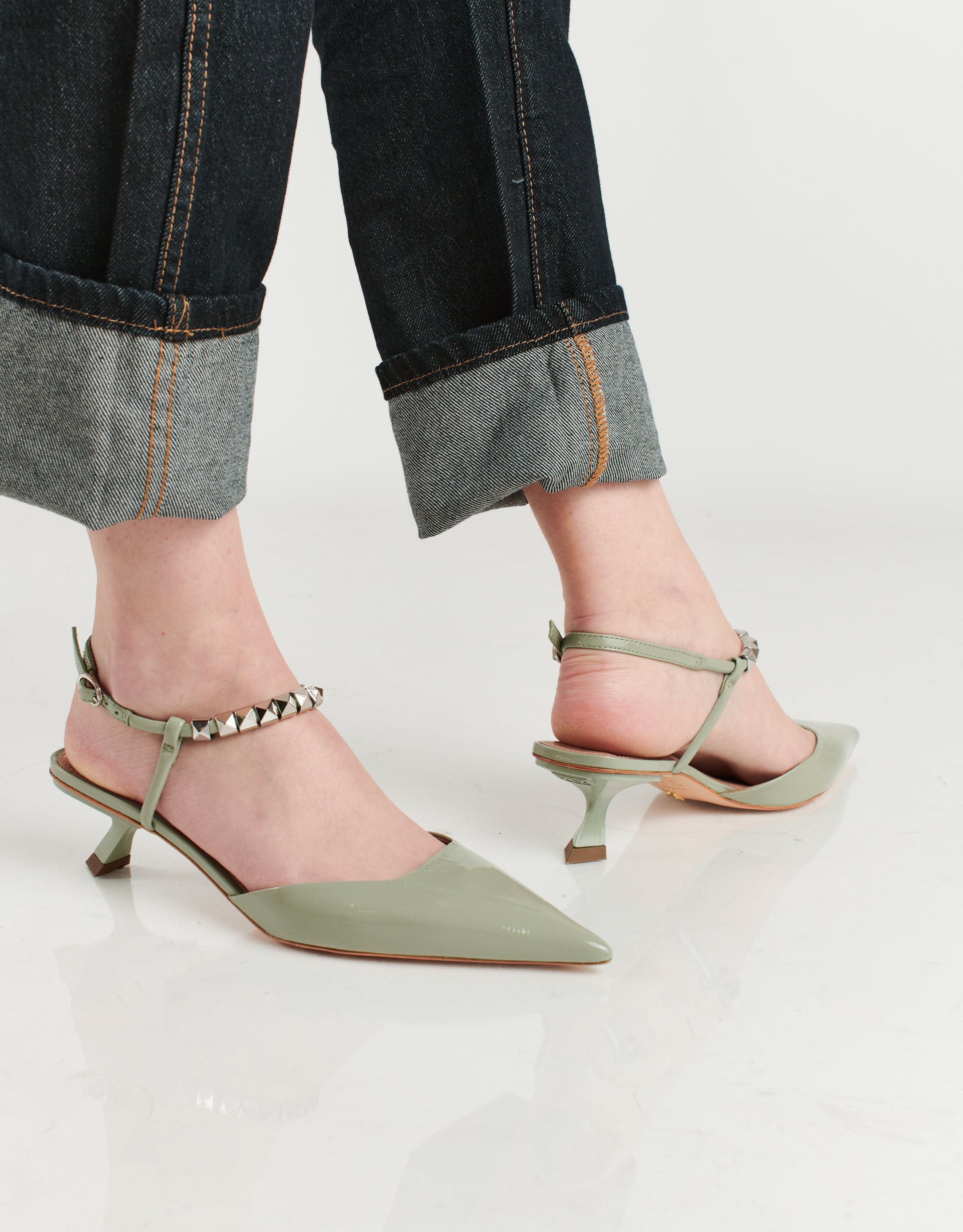 נעלי נשים - Vicenza - נעלי סירה SERVIA - ירוק