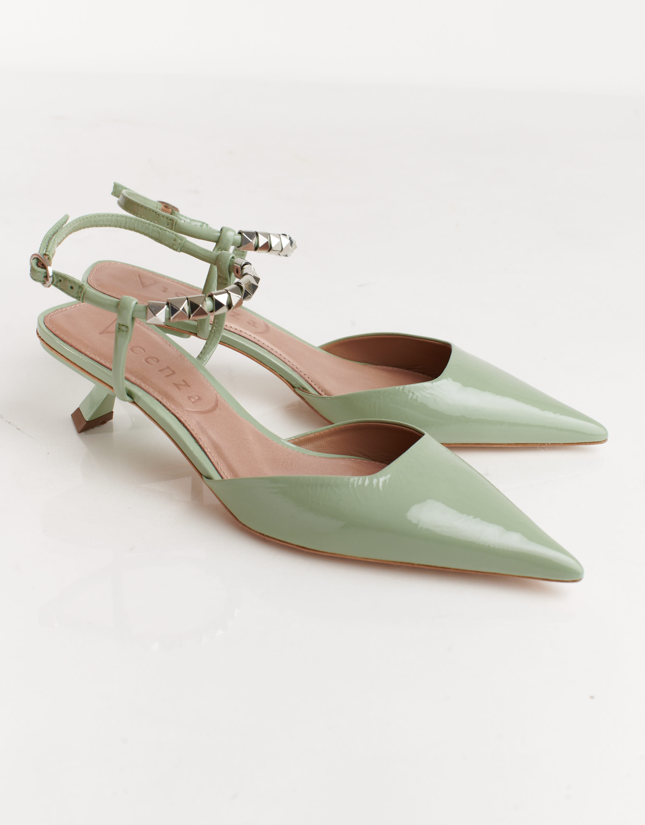 נעלי נשים - Vicenza - נעלי סירה SERVIA - ירוק2