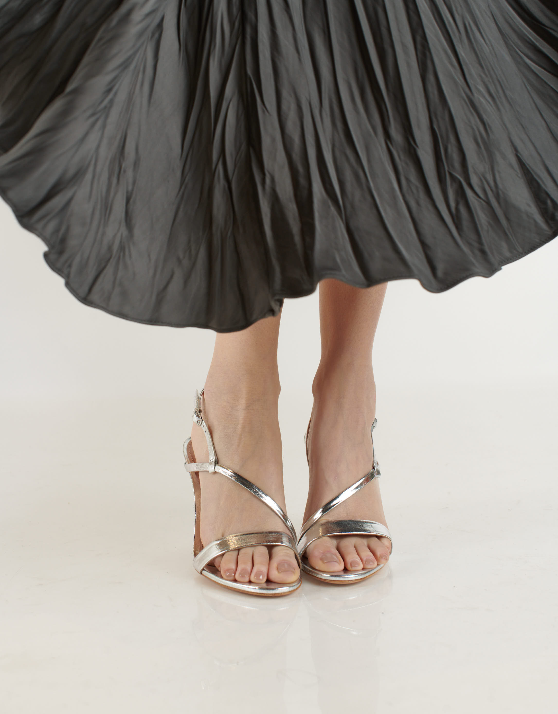 נעלי נשים - Vicenza - סנדלי עקב CAPRI - כסף2