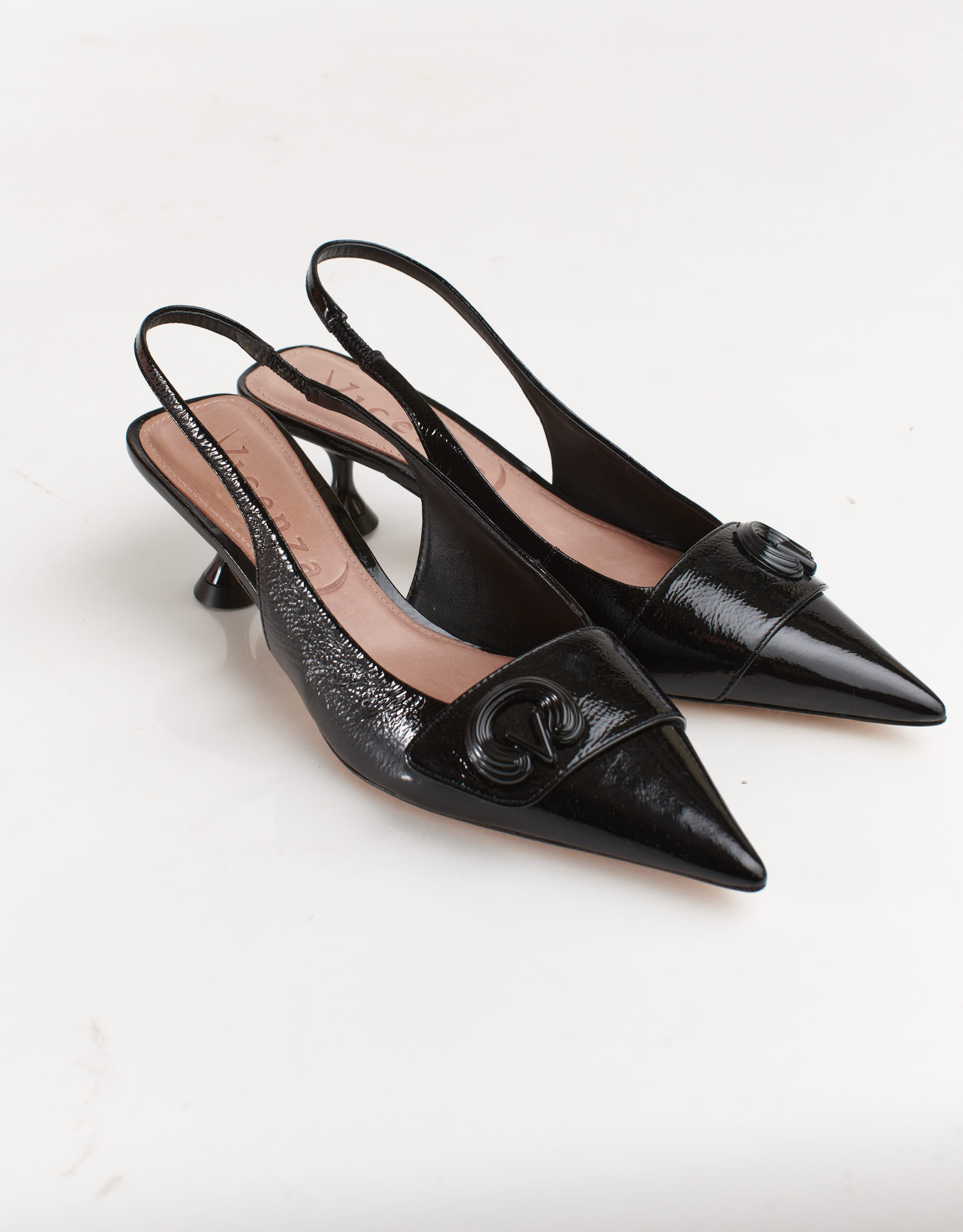 נעלי נשים - Vicenza - נעלי סירה SERVIA קישוט - שחור2