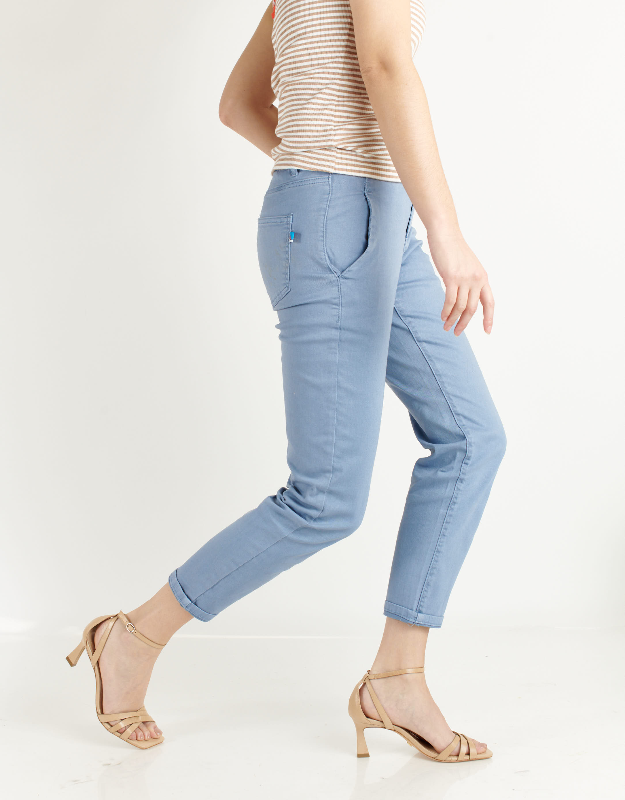 נעלי נשים - Vicenza - סנדלי עקב קולר TEBAS - בז'2