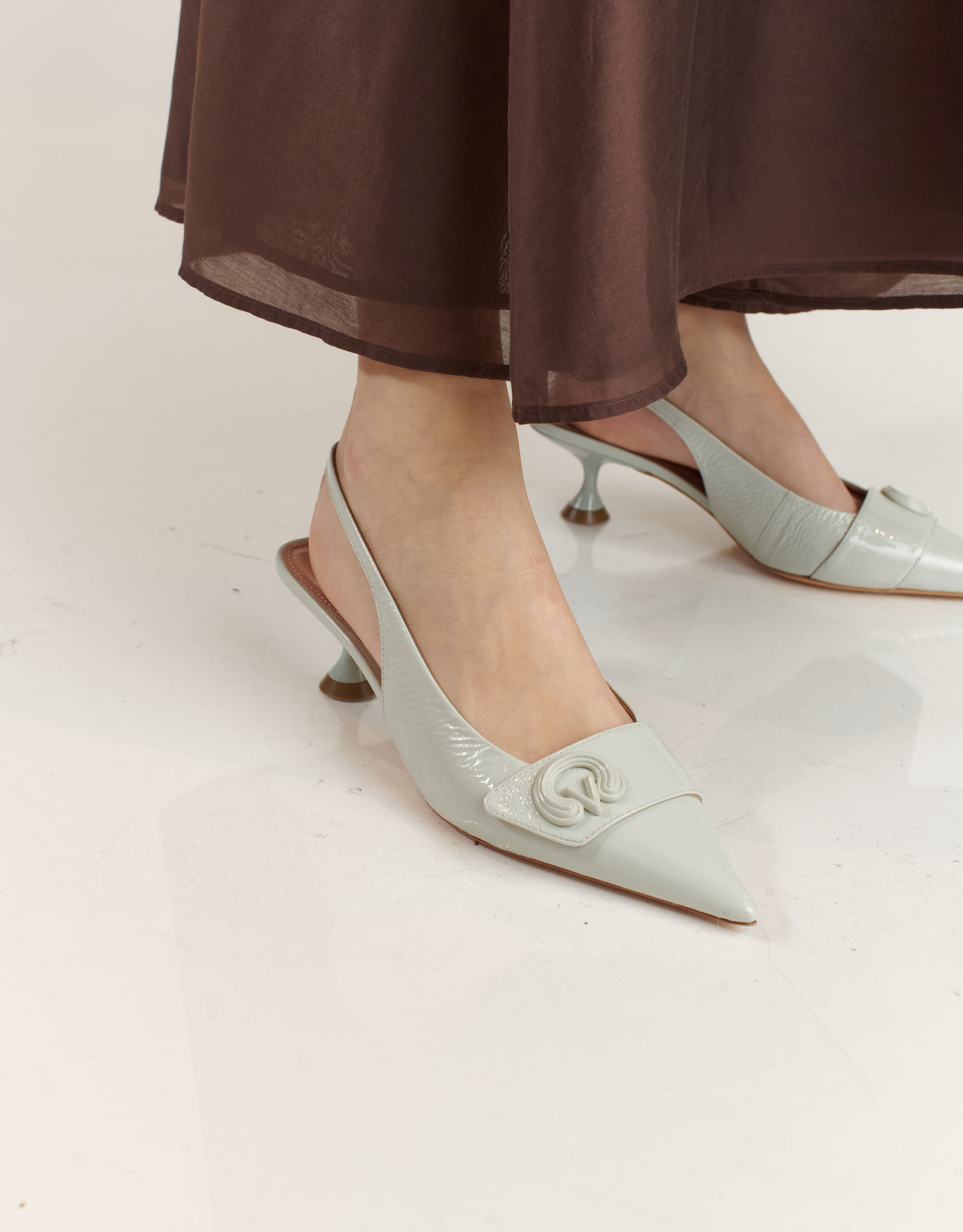 נעלי נשים - Vicenza - נעלי סירה SERVIA קישוט - אפור בהיר3