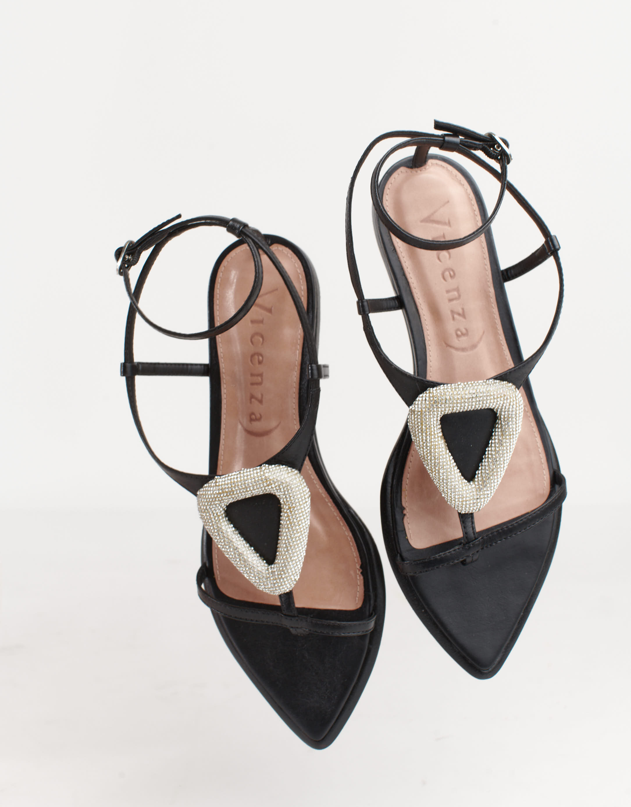 נעלי נשים - Vicenza - סנדלים שטוחים TURQUIA - שחור3