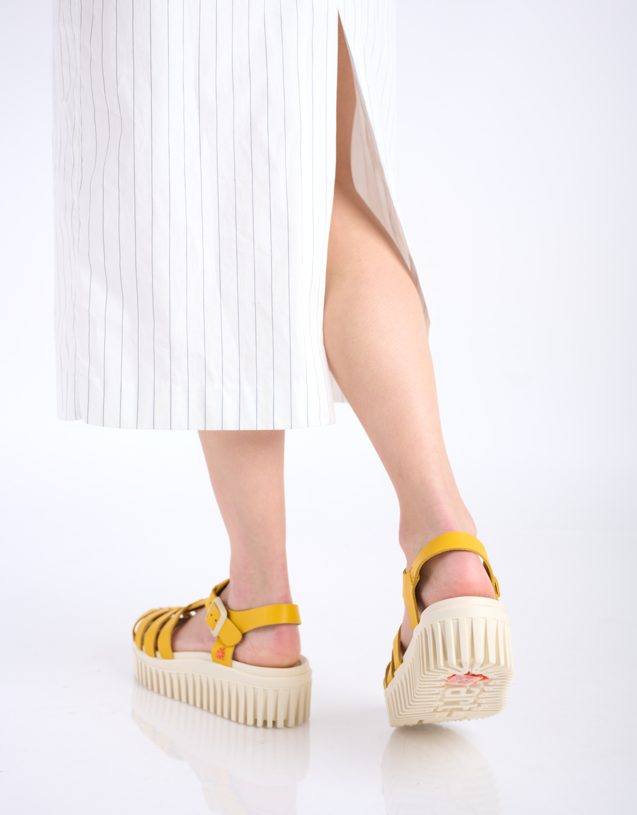 נעלי נשים - Art - סנדלי דייגים BRIGHTON - צהוב4