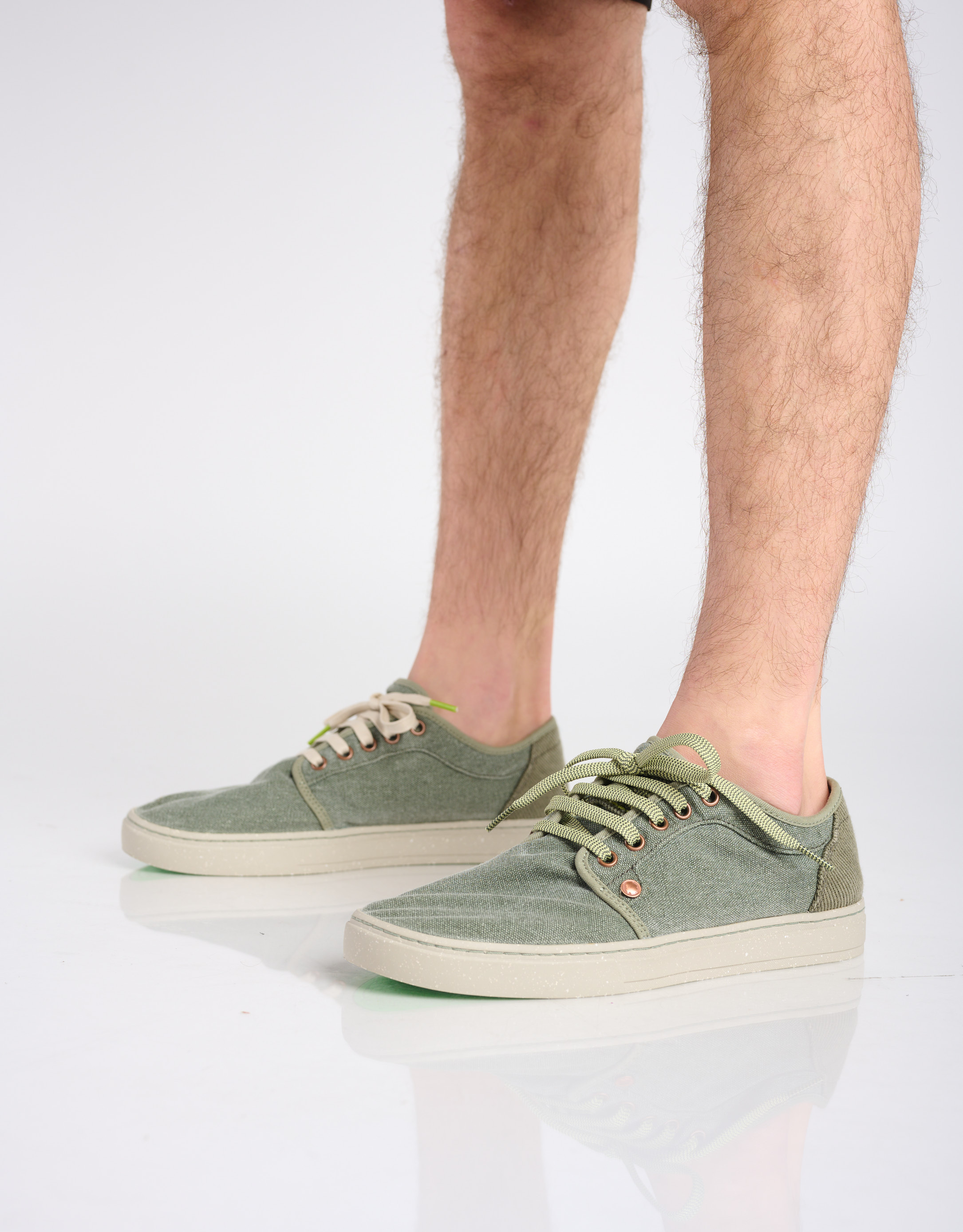 נעלי גברים - Satorisan - סניקרס HEISEI TEXTIL - ירוק2