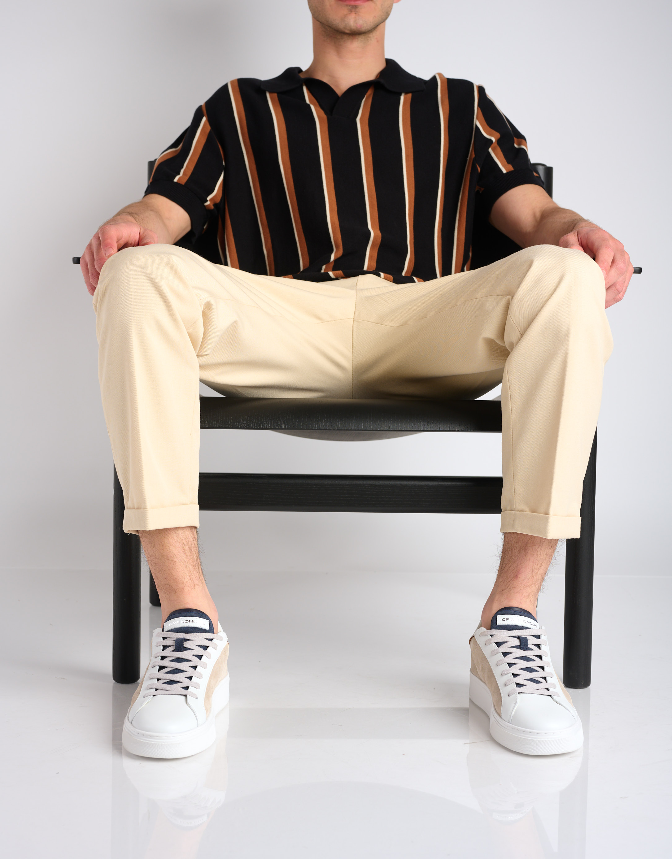 נעלי גברים - Crime London - סניקרס ROD - בז'