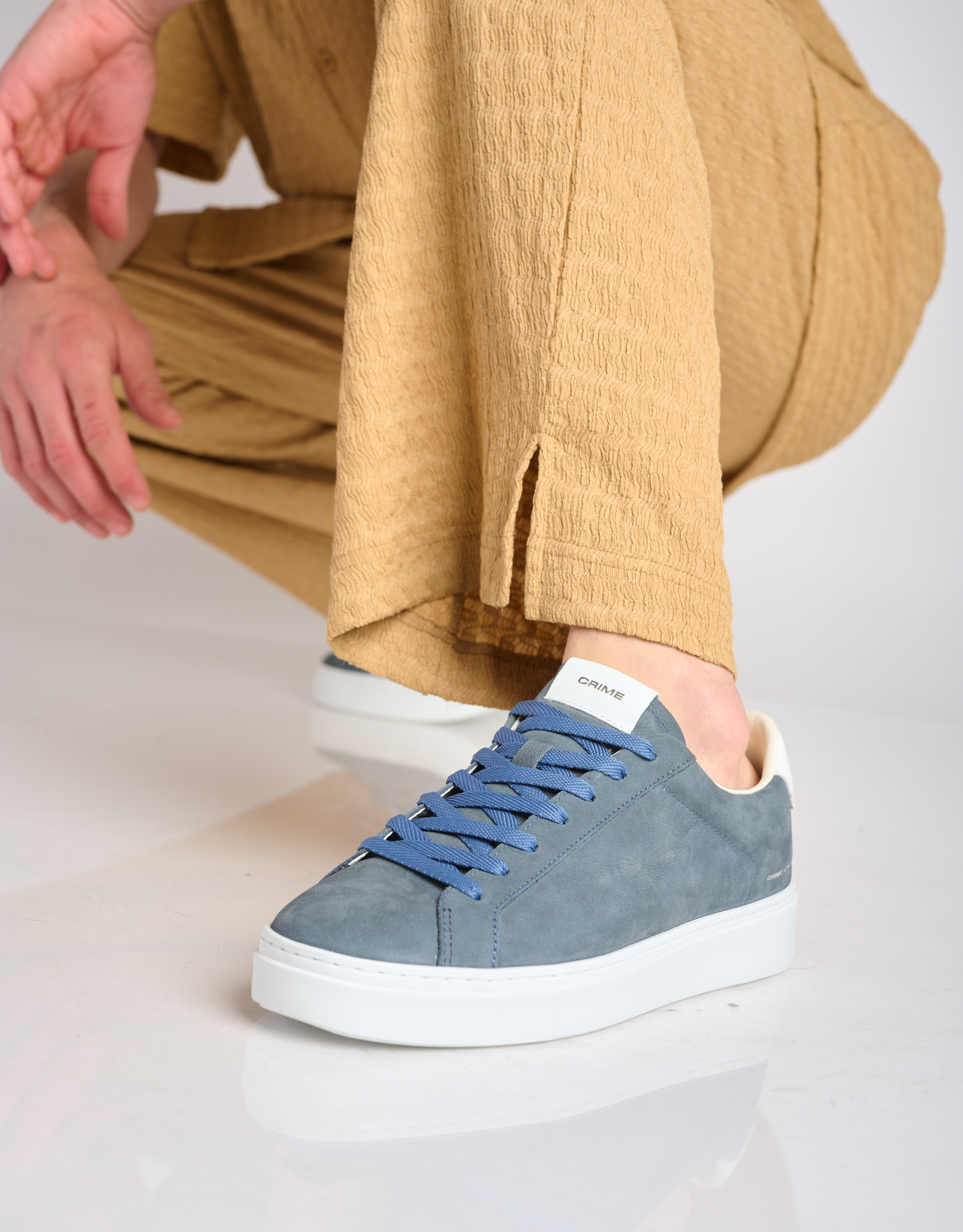 נעלי גברים - Crime London - סניקרס ELTON - כחול2