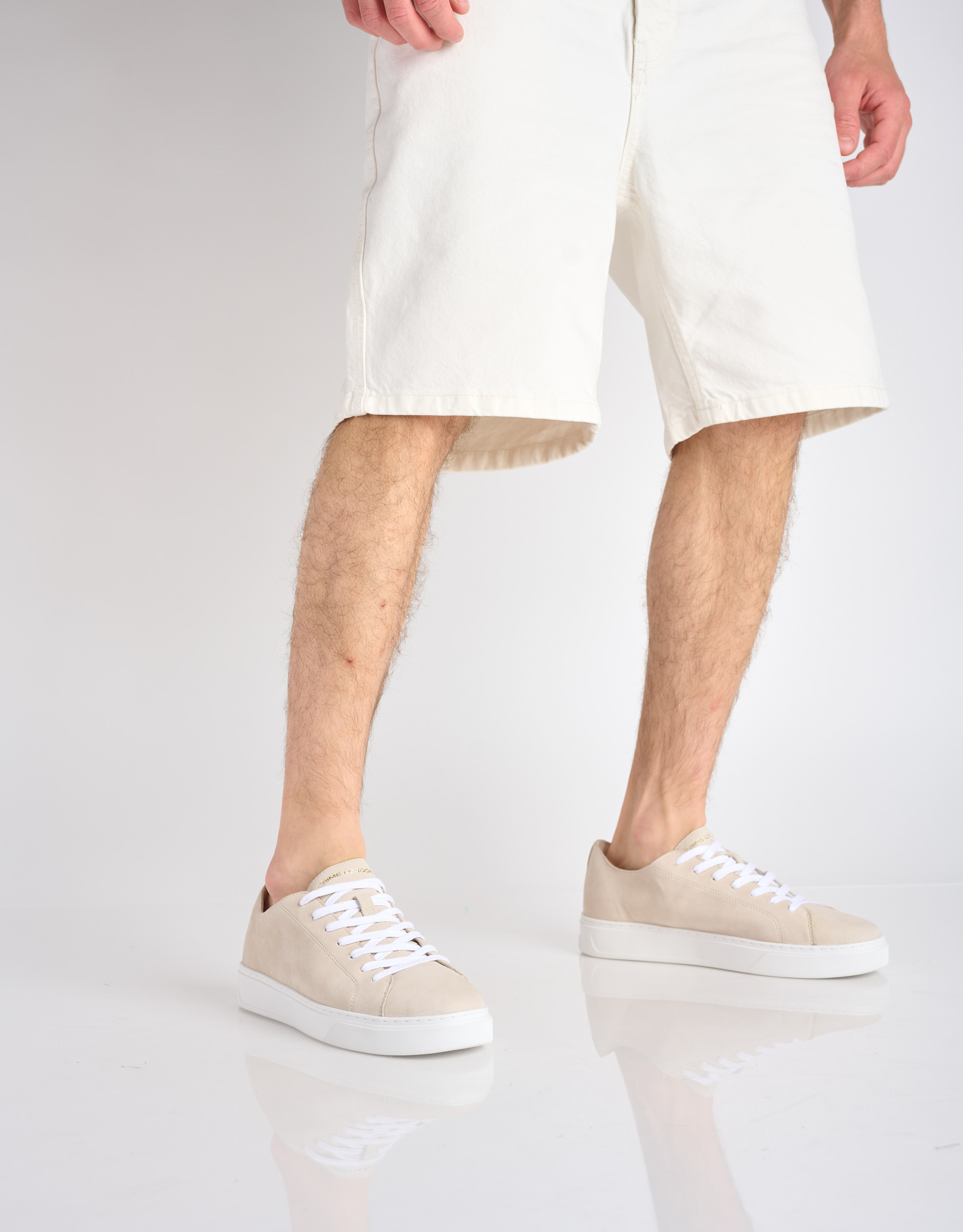 נעלי גברים - Crime London - סניקרס SYD - בז'3