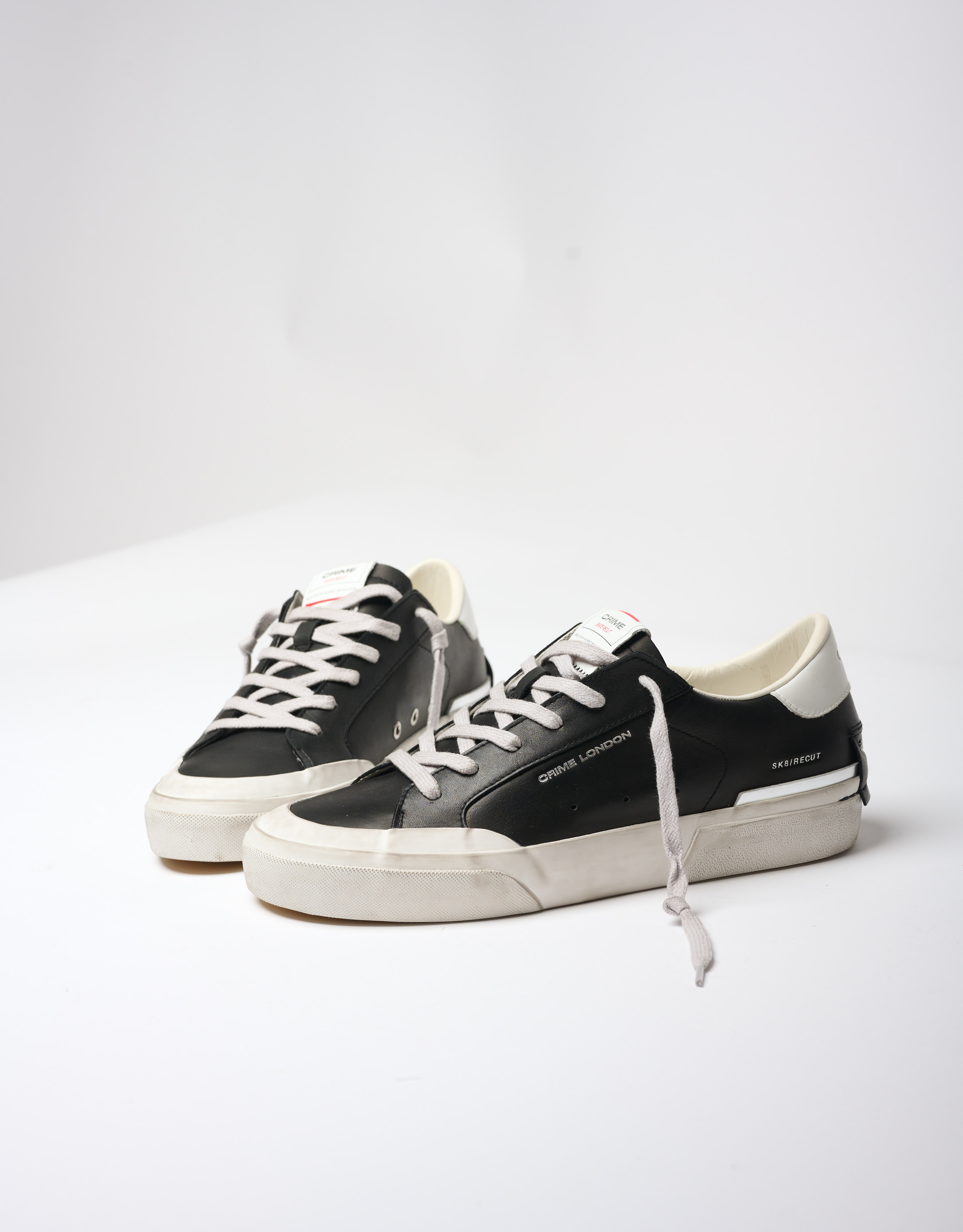 נעלי גברים - Crime London - סניקרס BRUS - שחור2