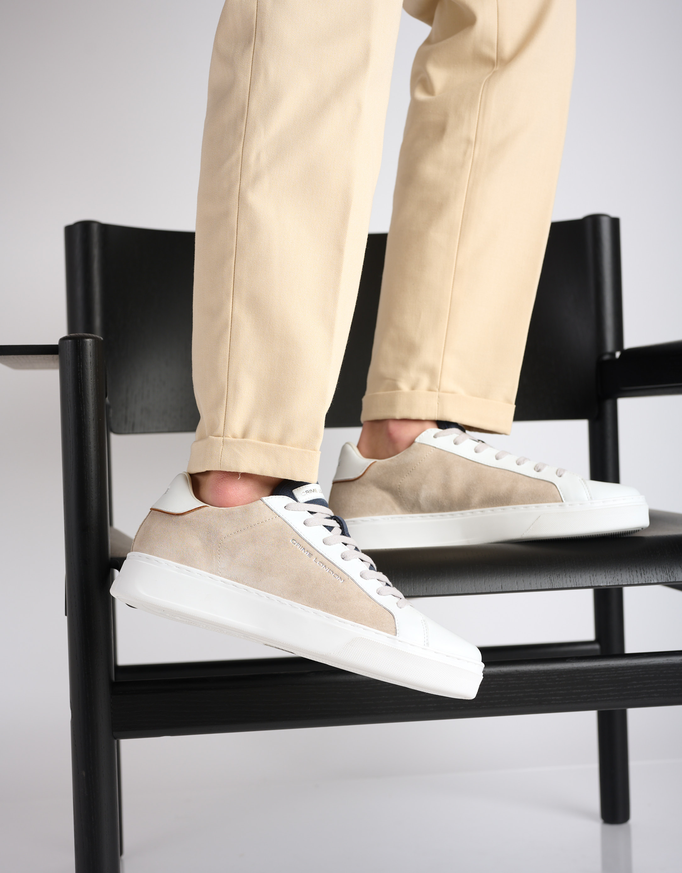 נעלי גברים - Crime London - סניקרס ROD - בז'2