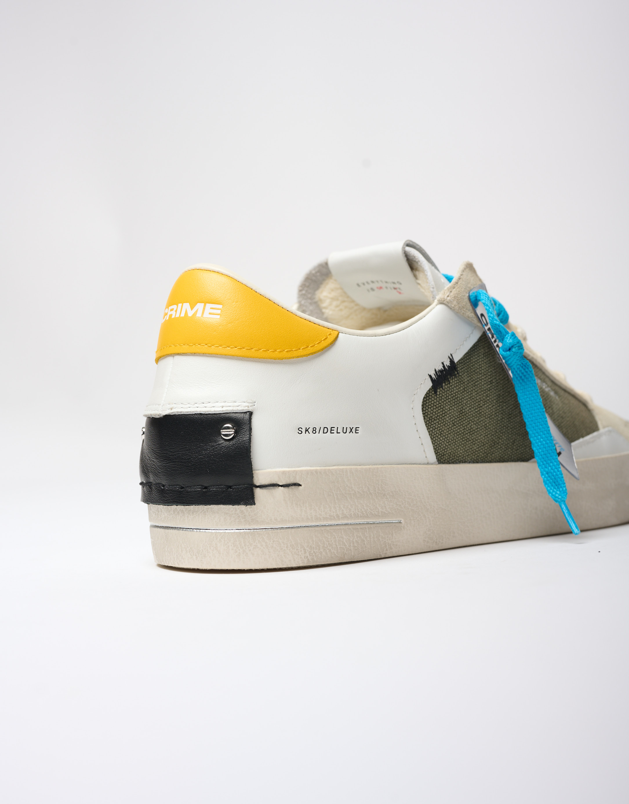 נעלי גברים - Crime London - סניקרס STEVEN - חאקי3