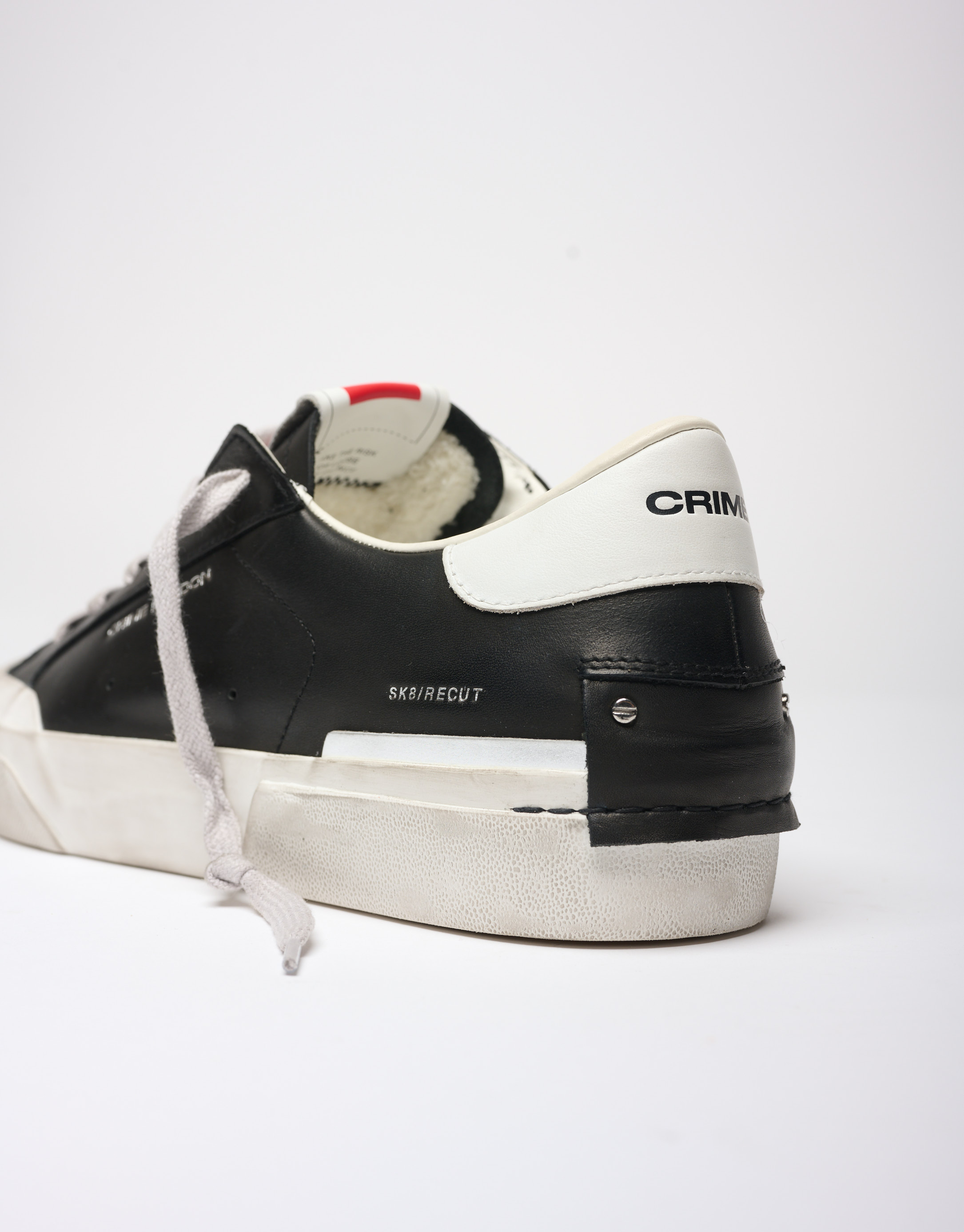 נעלי גברים - Crime London - סניקרס BRUS - שחור4