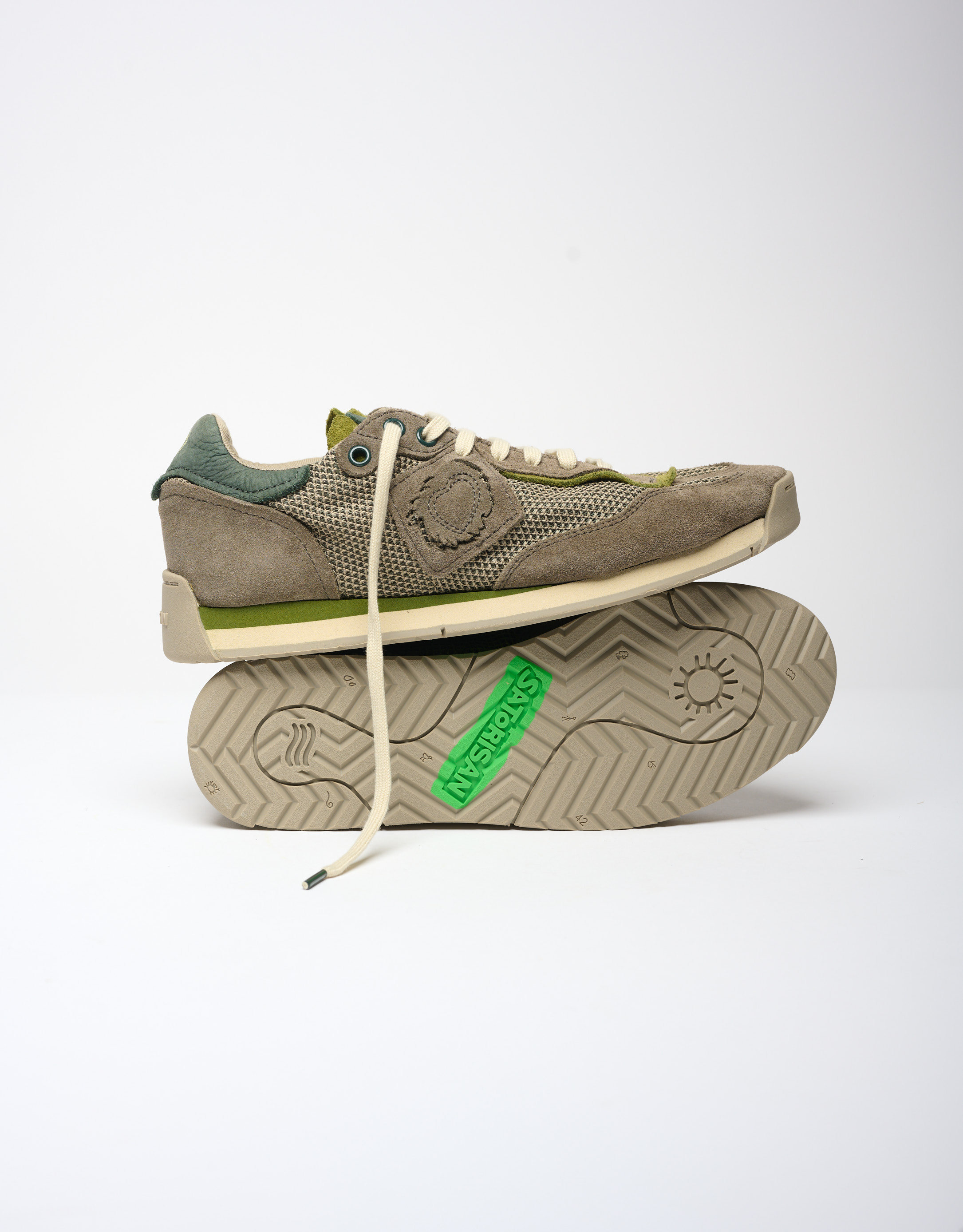 נעלי גברים - Satorisan - סניקרס ENSO ECOMESH - ירוק2