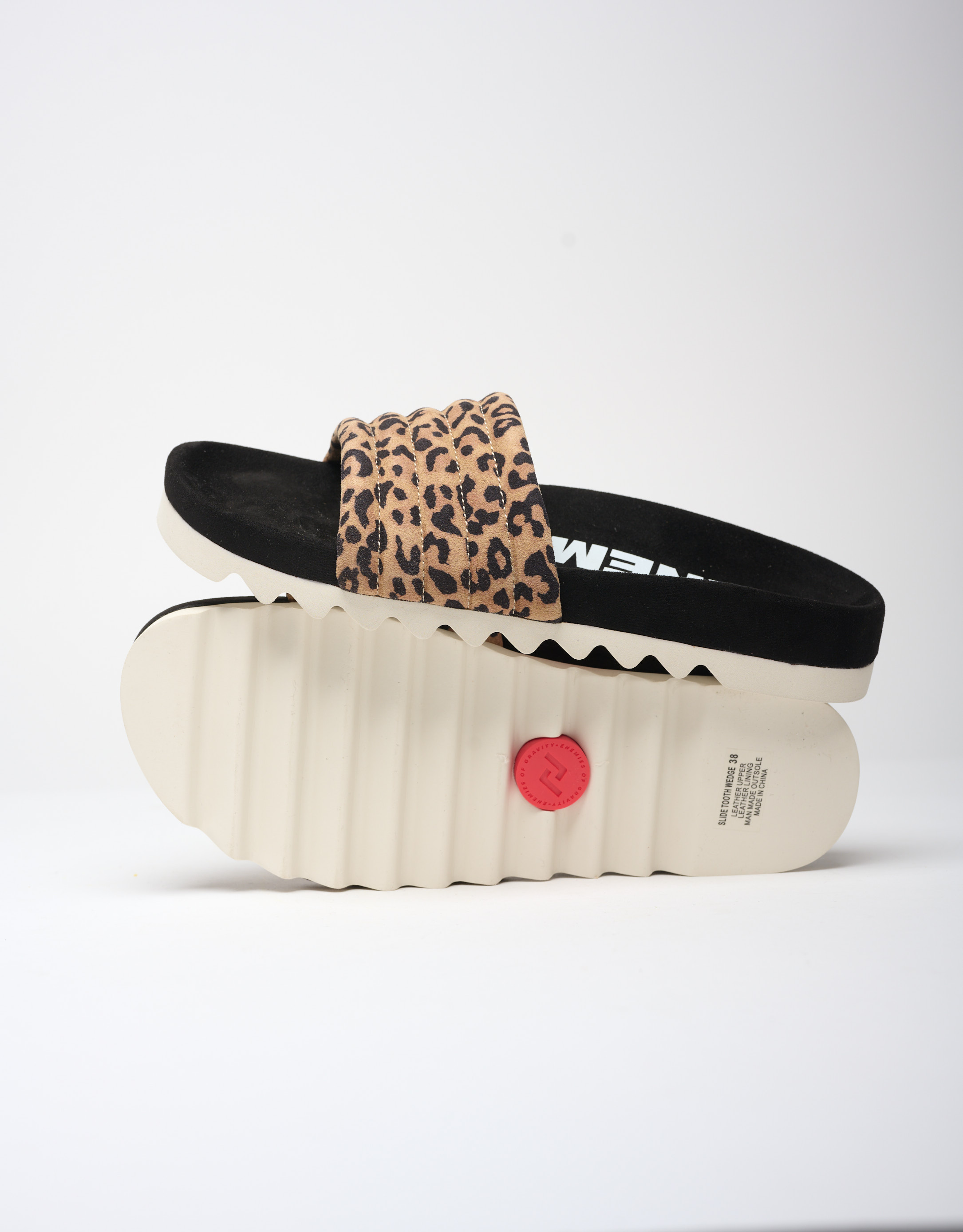 נעלי נשים - Rollie - כפכפים SLIDE TOOTH - נמר2