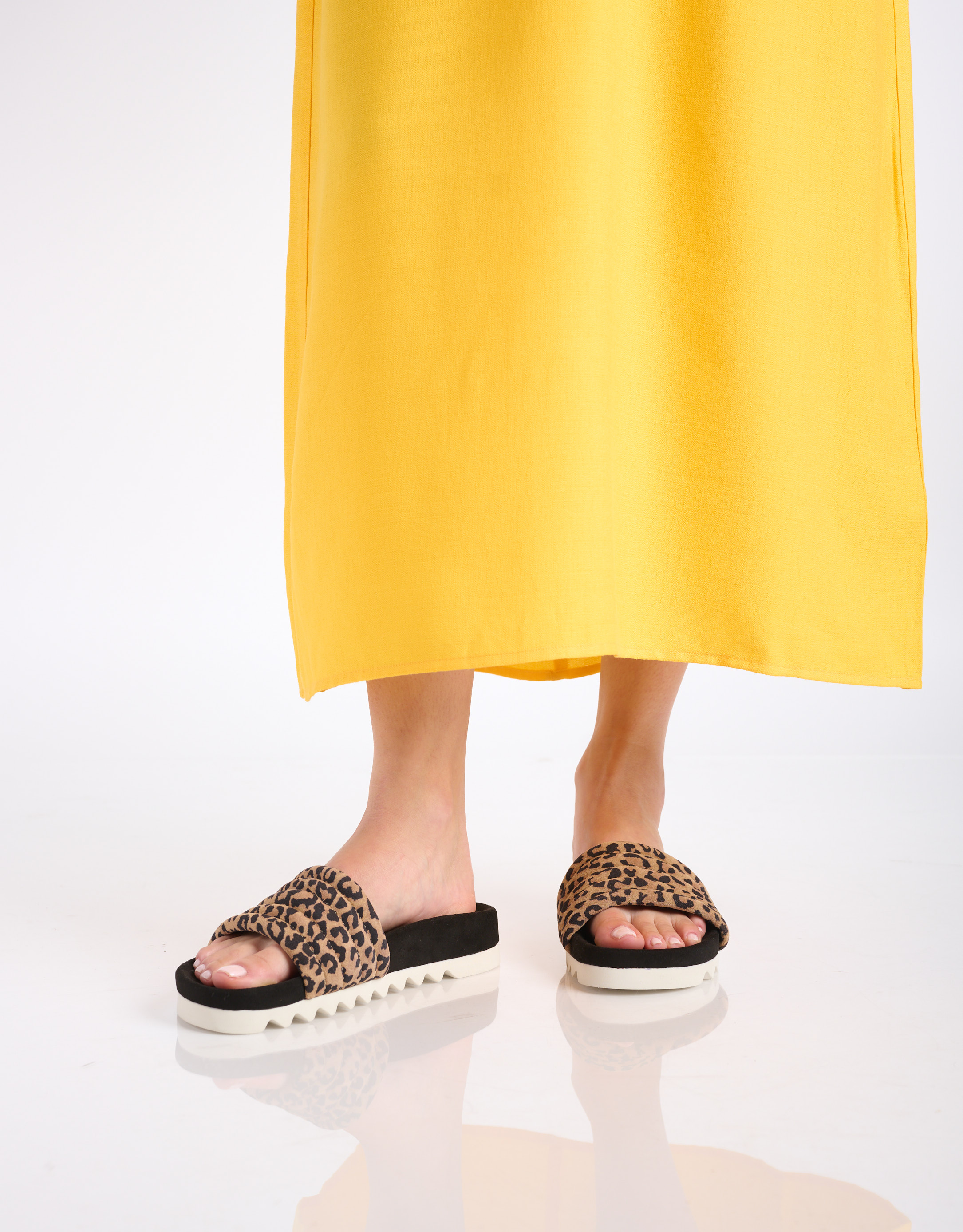 נעלי נשים - Rollie - כפכפים SLIDE TOOTH - נמר3