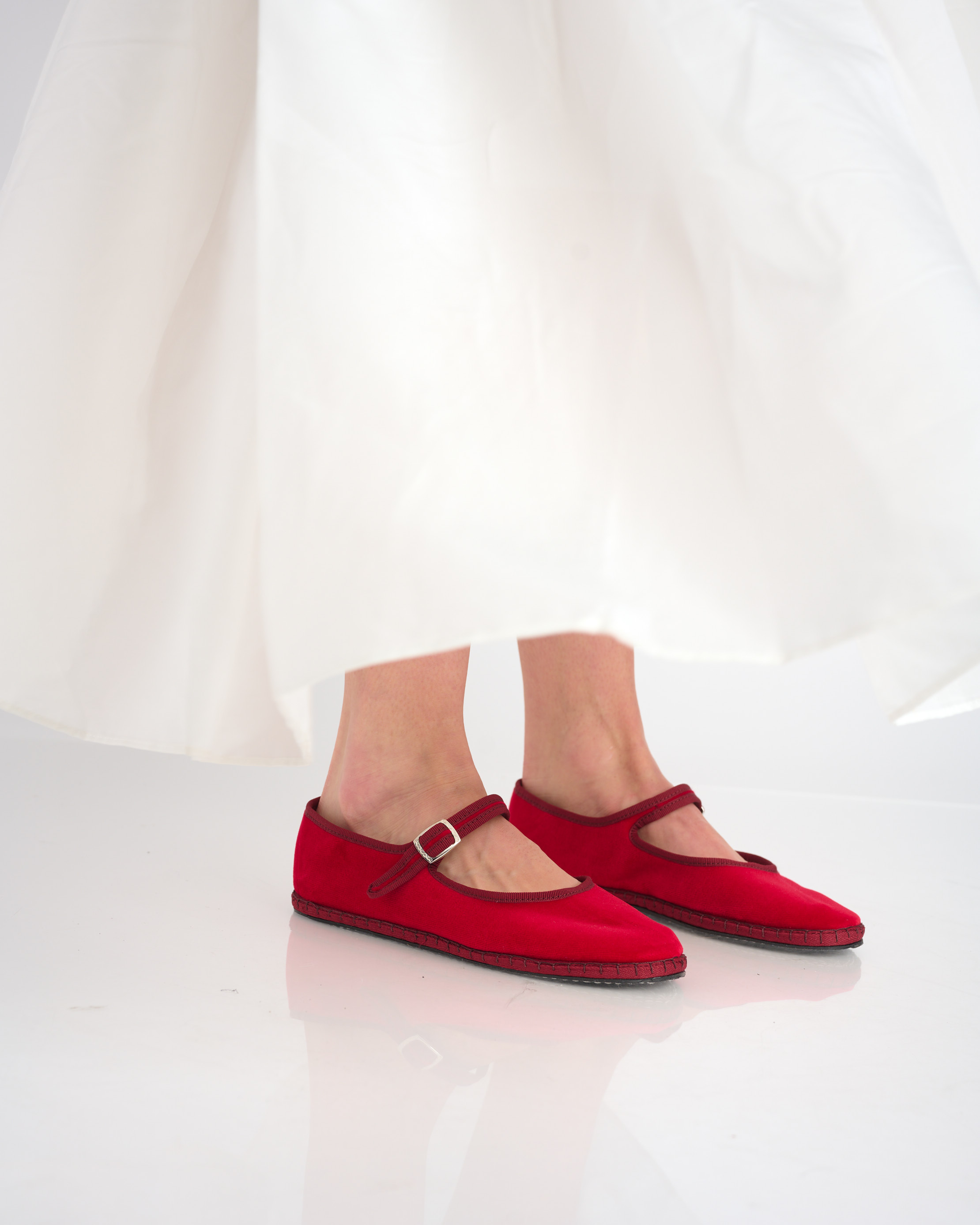 נעלי נשים - Drogheria Crivellini - נעלי מרי ג'יין PAPUSSE - אדום4