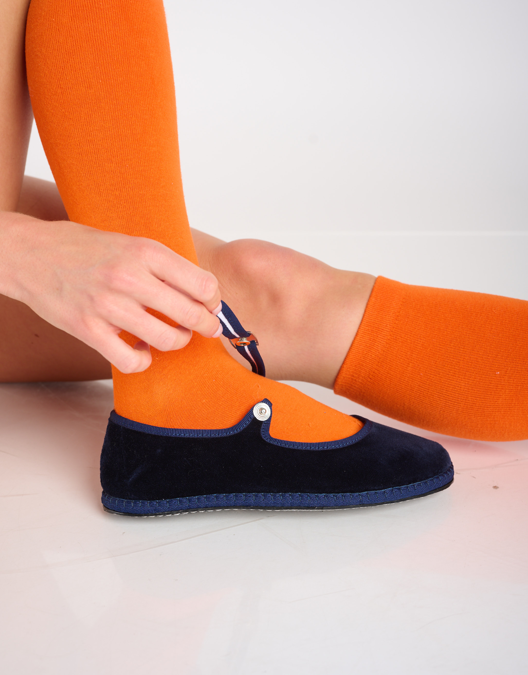 נעלי נשים - Drogheria Crivellini - נעלי מרי ג'יין PAPUSSE - כחול4