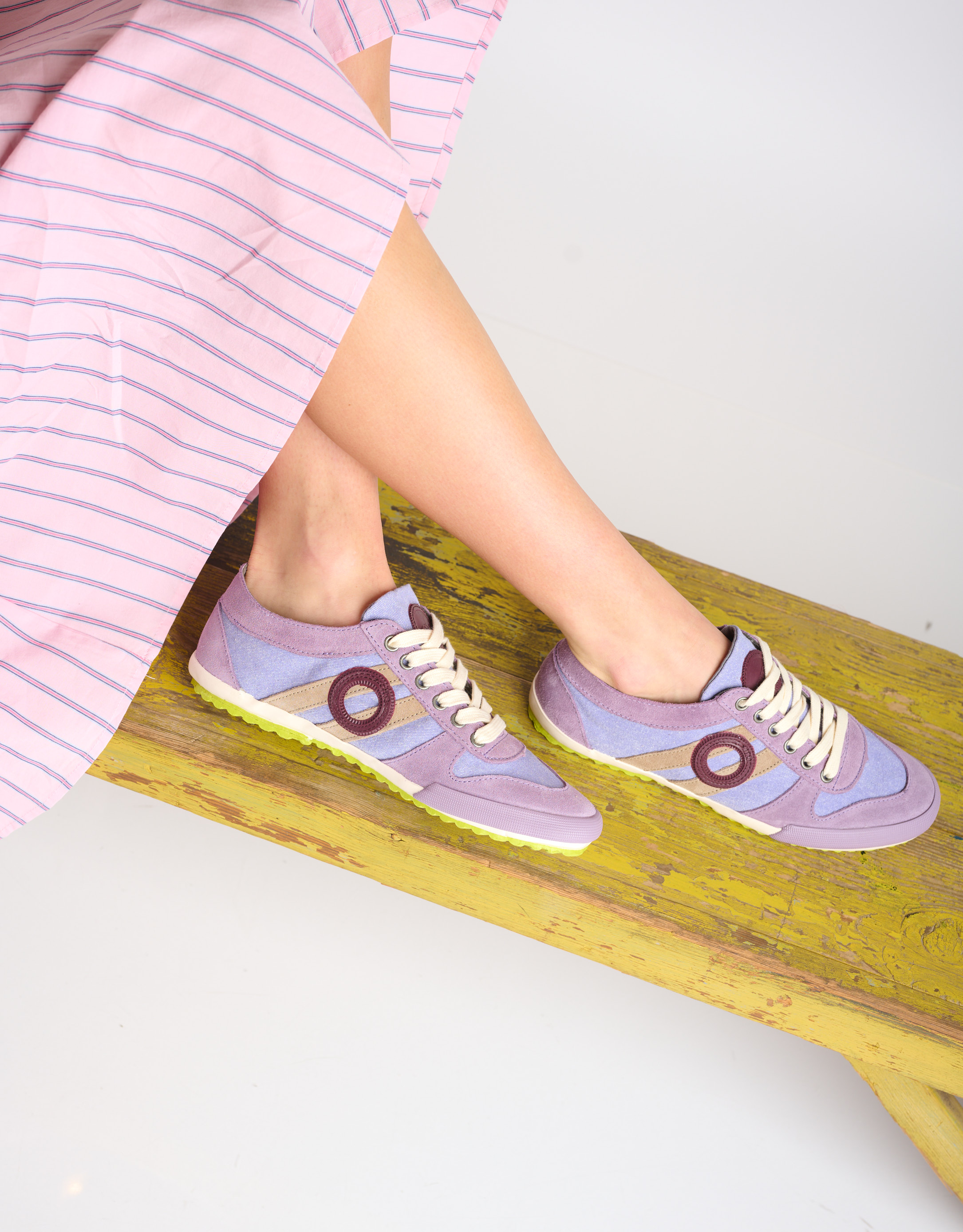 נעלי נשים - Aro - סניקרס IDO ג'ינס - סגול3