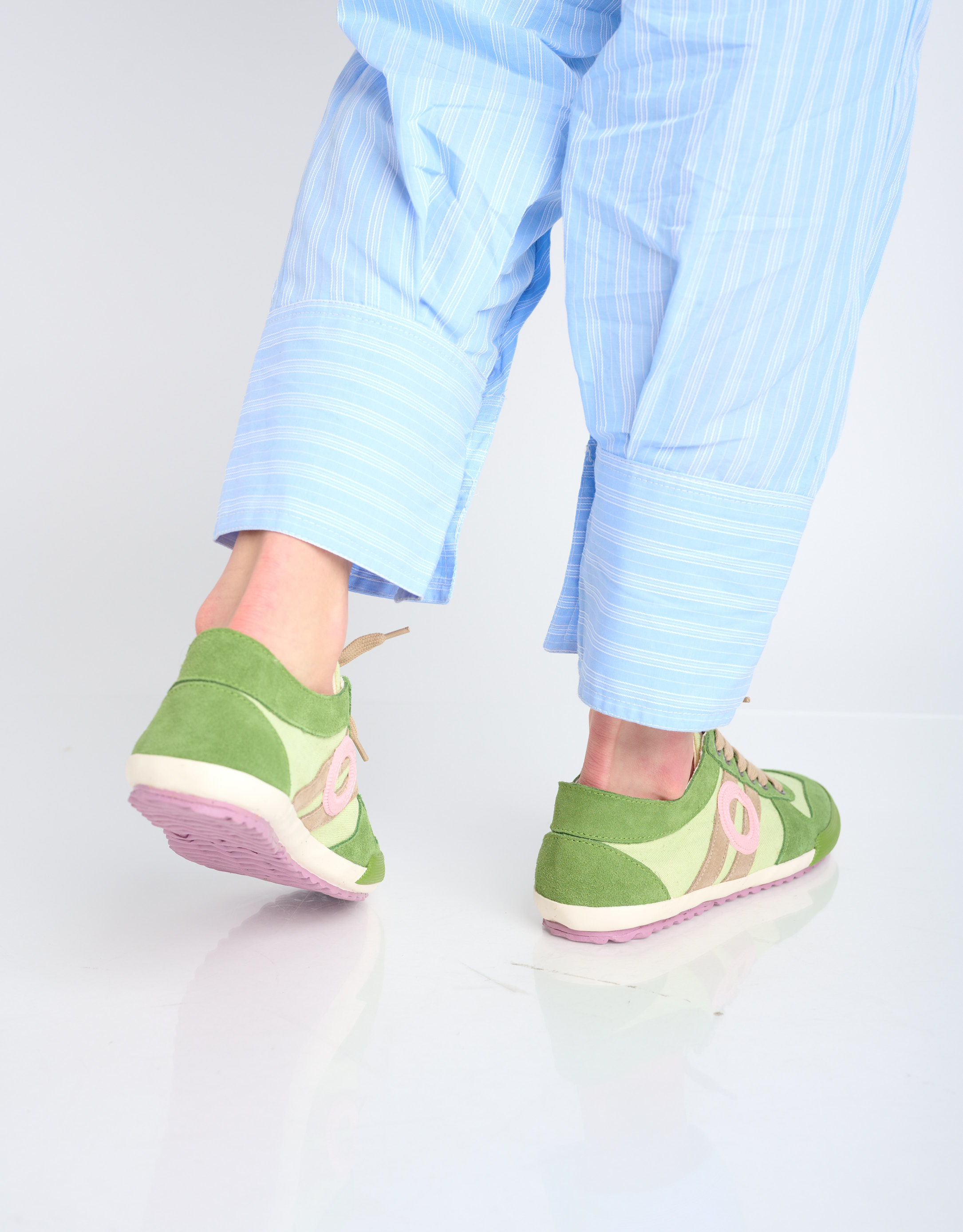 נעלי נשים - Aro - סניקרס IDO ג'ינס - ירוק4