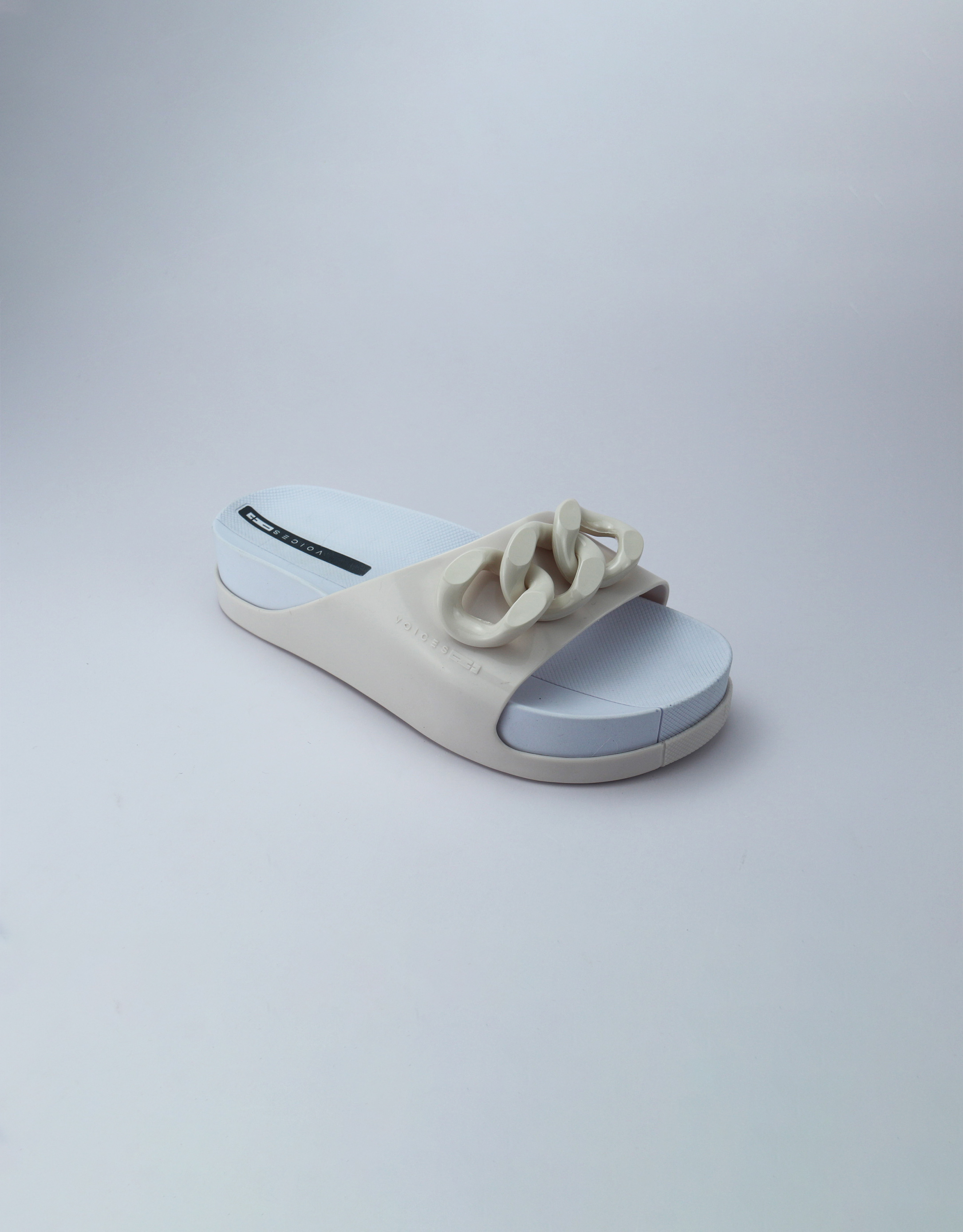 נעלי נשים - voices - כפכפים SLIDE עם שרשרת - אופוויט2