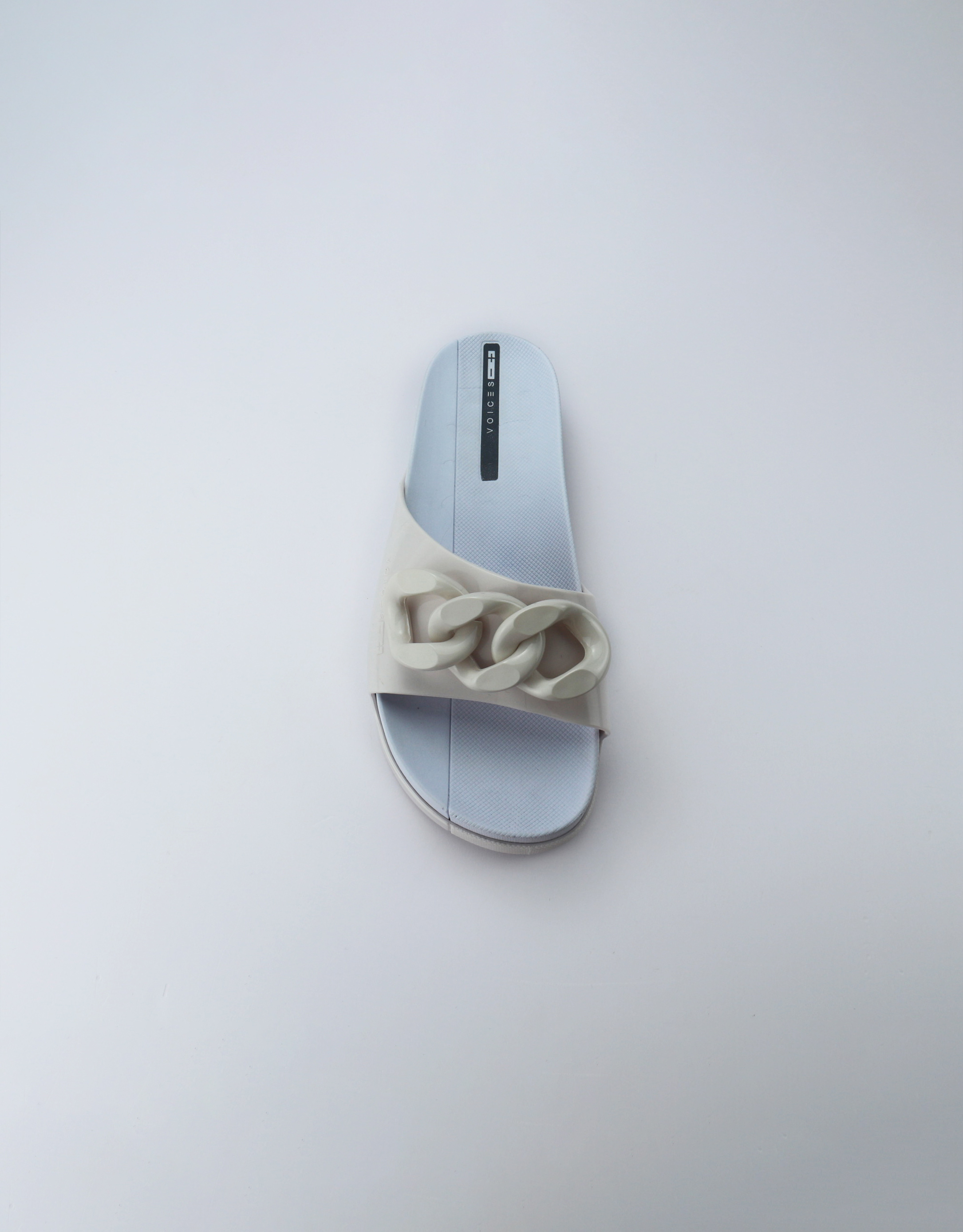 נעלי נשים - voices - כפכפים SLIDE עם שרשרת - אופוויט4