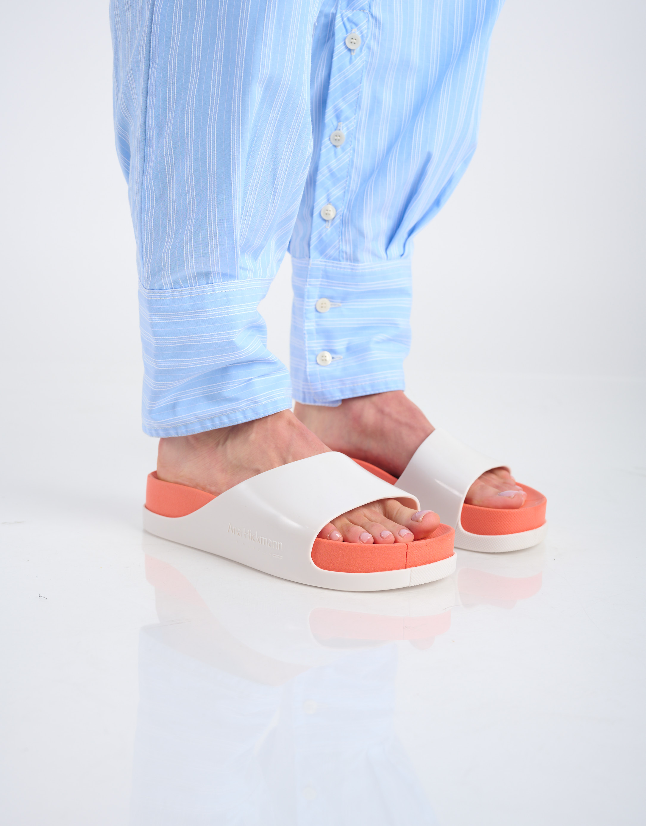 נעלי נשים - voices - כפכפים SLIDE - כתום3