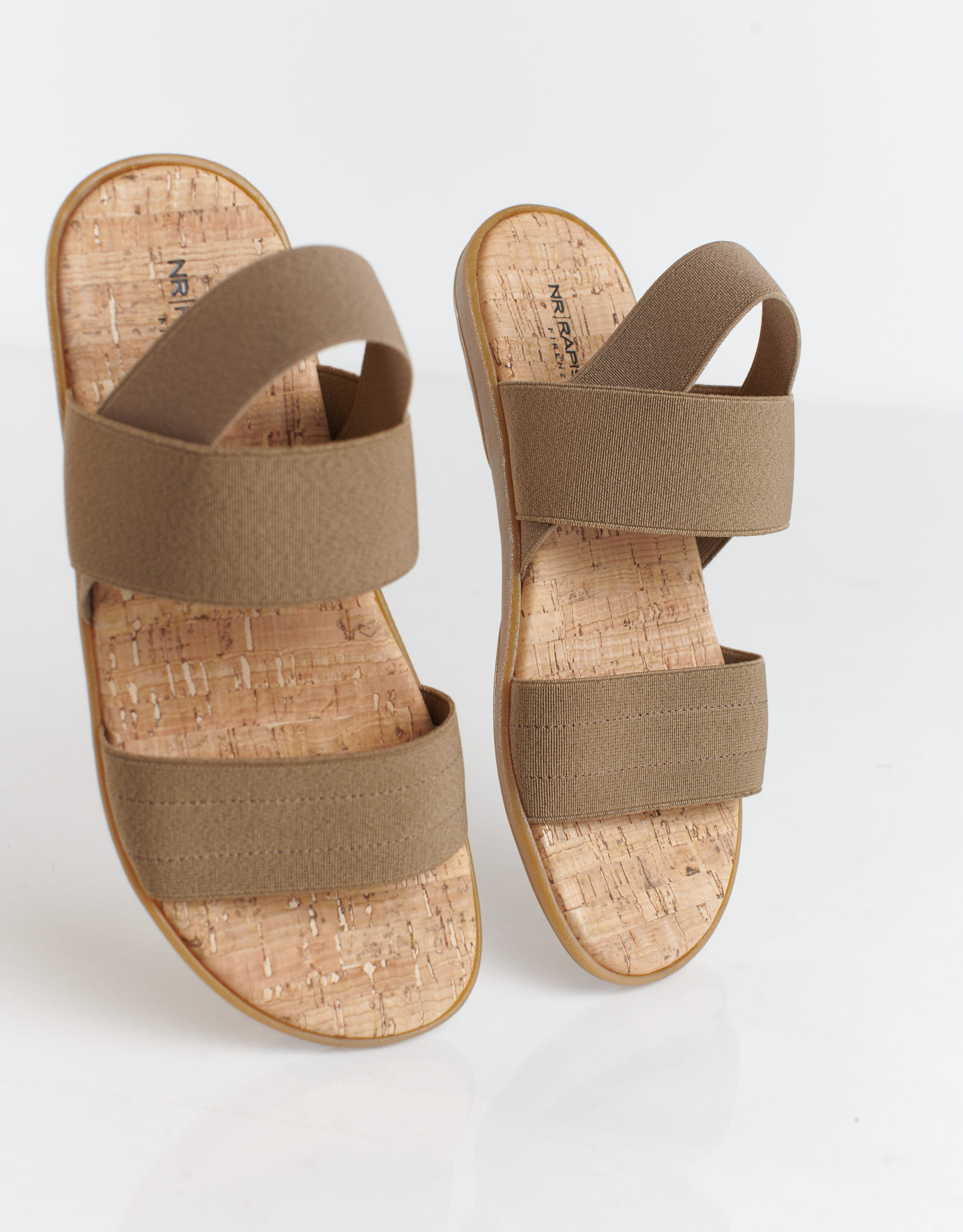 נעלי נשים - NR Rapisardi - סנדלי גומיות CRUS - חום2