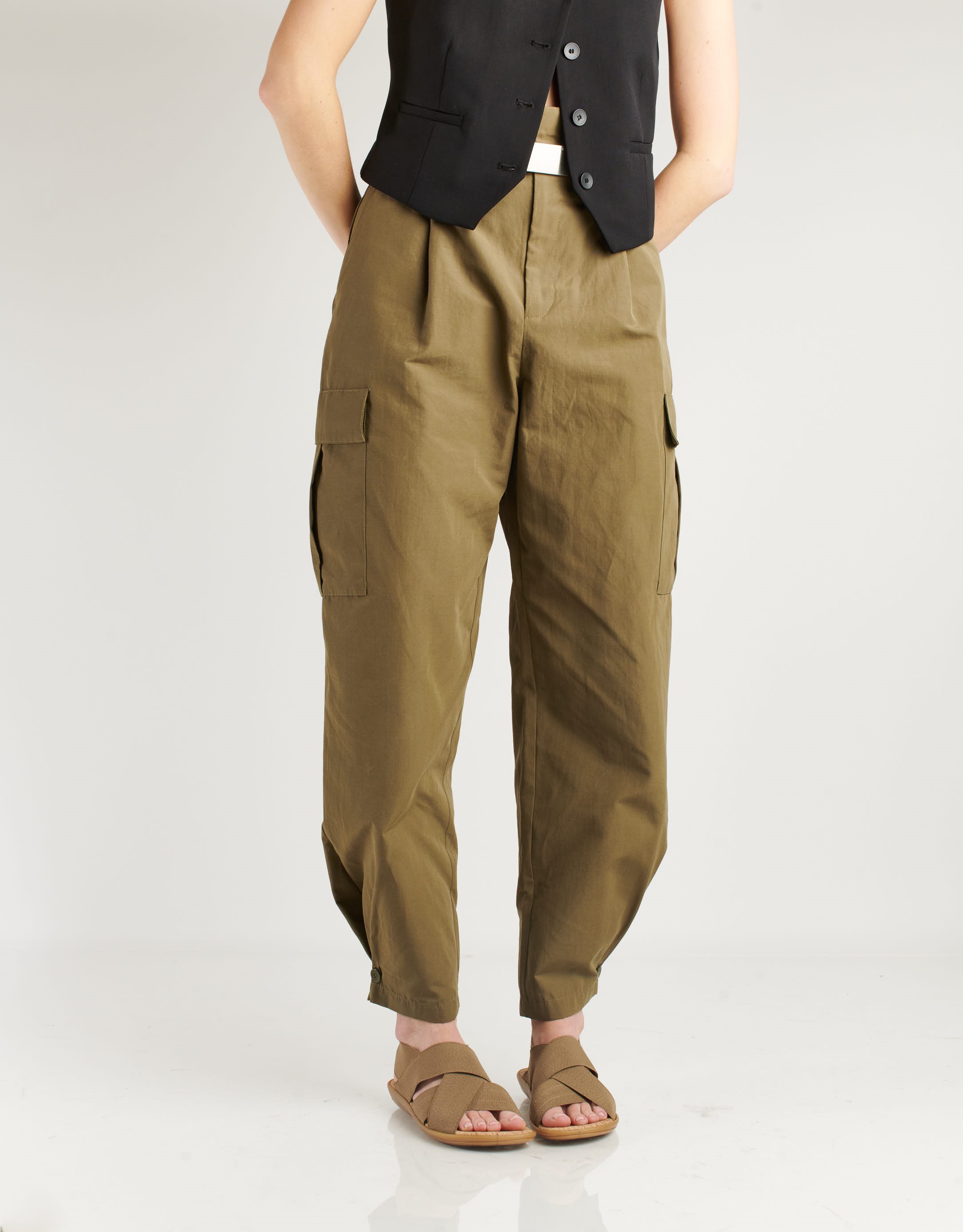 נעלי נשים - NR Rapisardi - סנדלי רצועות CRUB - חום3