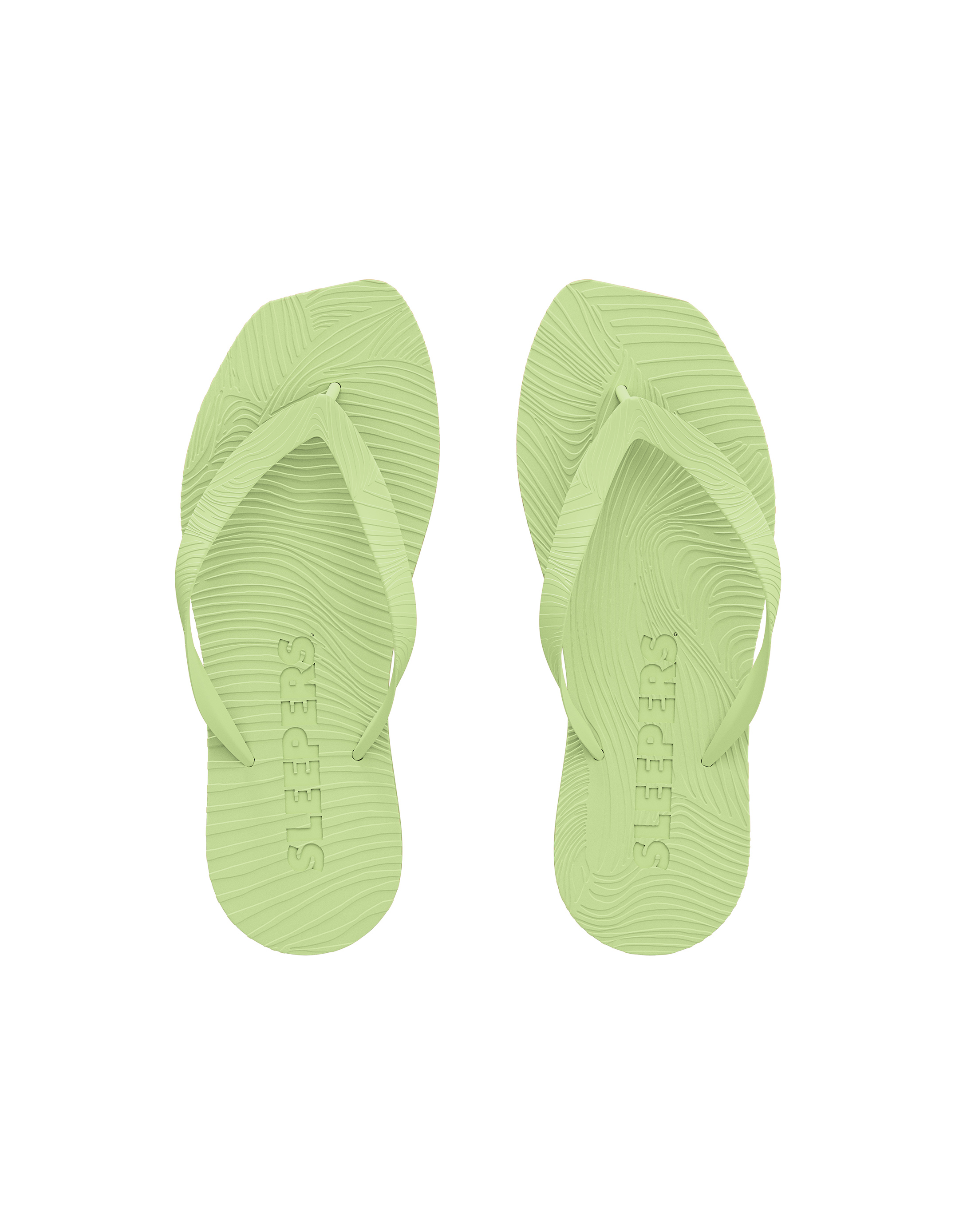 נעלי נשים - Sleepers - כפכפים  TAPERED PLATFORM - ירוק בהיר4