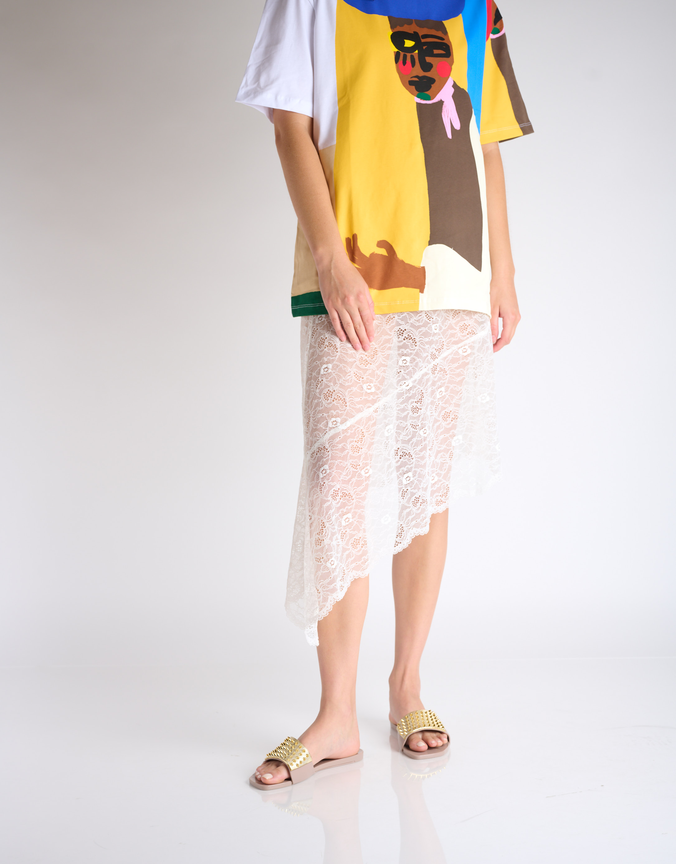 נעלי נשים - voices - כפכפי AVOLTO ניטים - בז'3