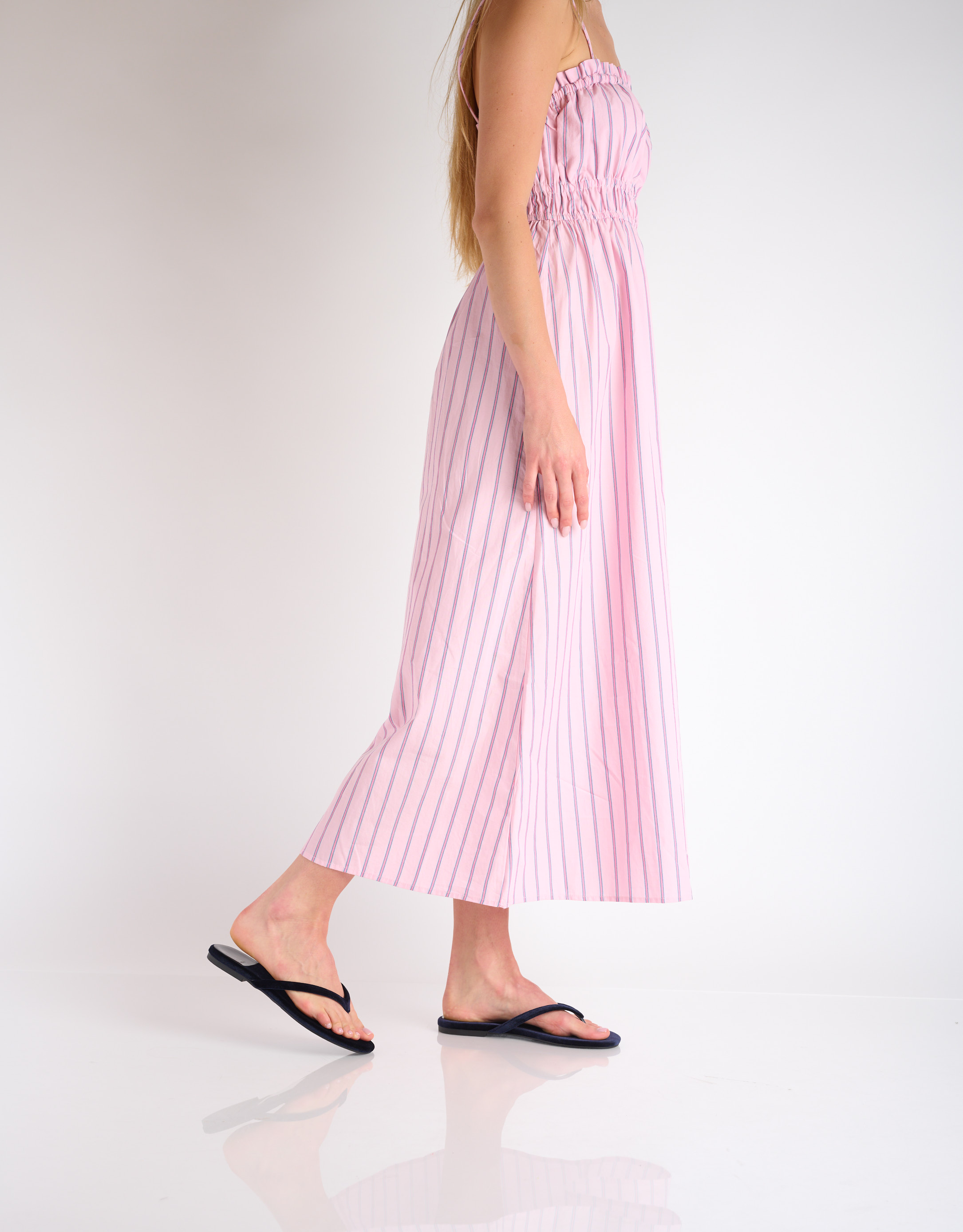 נעלי נשים - Jeffrey Campbell - כפכפי אצבע קטיפה KIERRA - כחול2